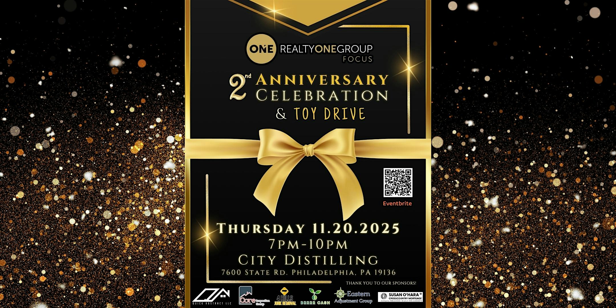 ROG Focus Philly 2nd Anniversary Celebration & Toy Drive at City Distilling – Philadelphia, PA