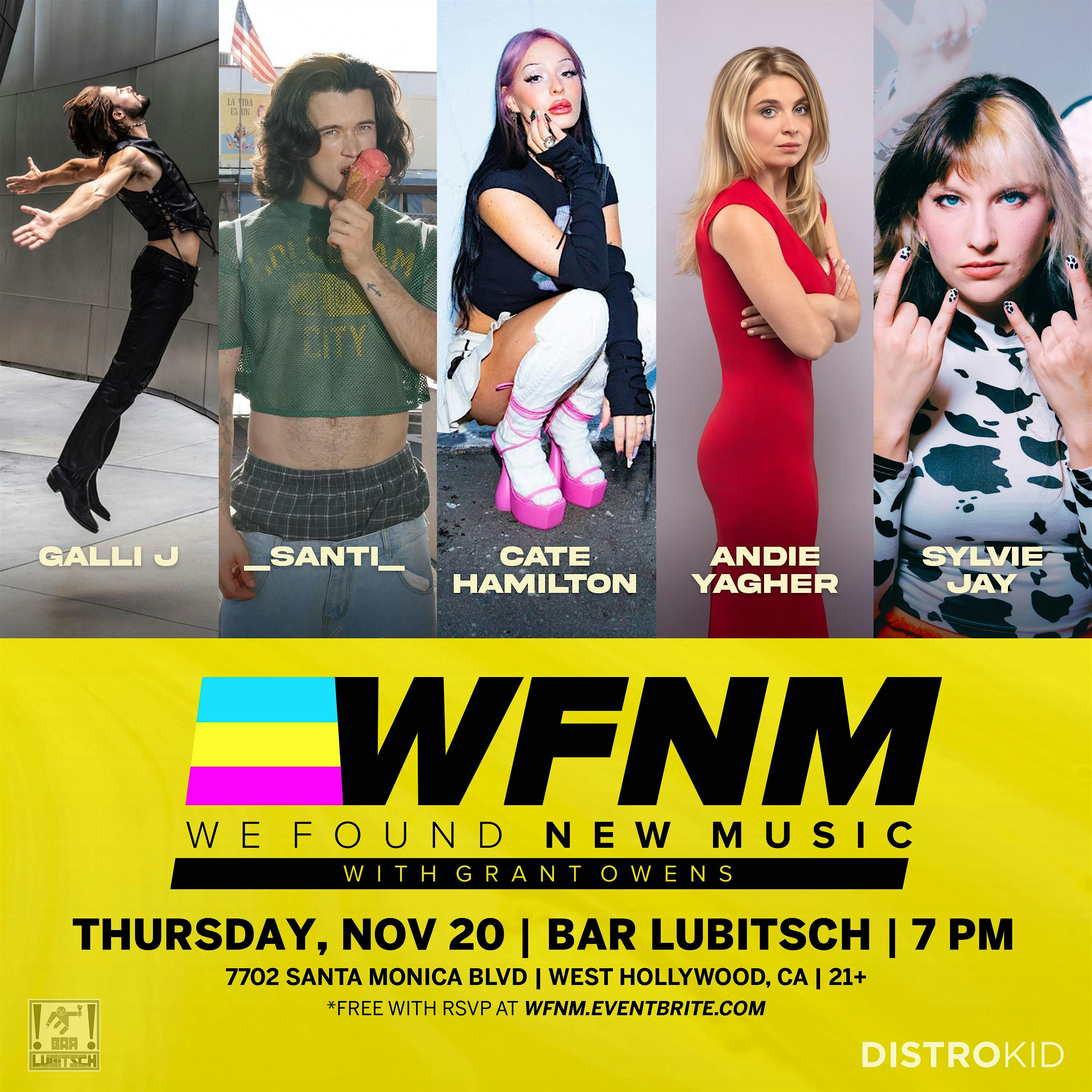 Galli J, _SANTI_, Cate Hamilton, Andie Yagher, Sylvie Jay at BAR LUBITSCH – West Hollywood, CA