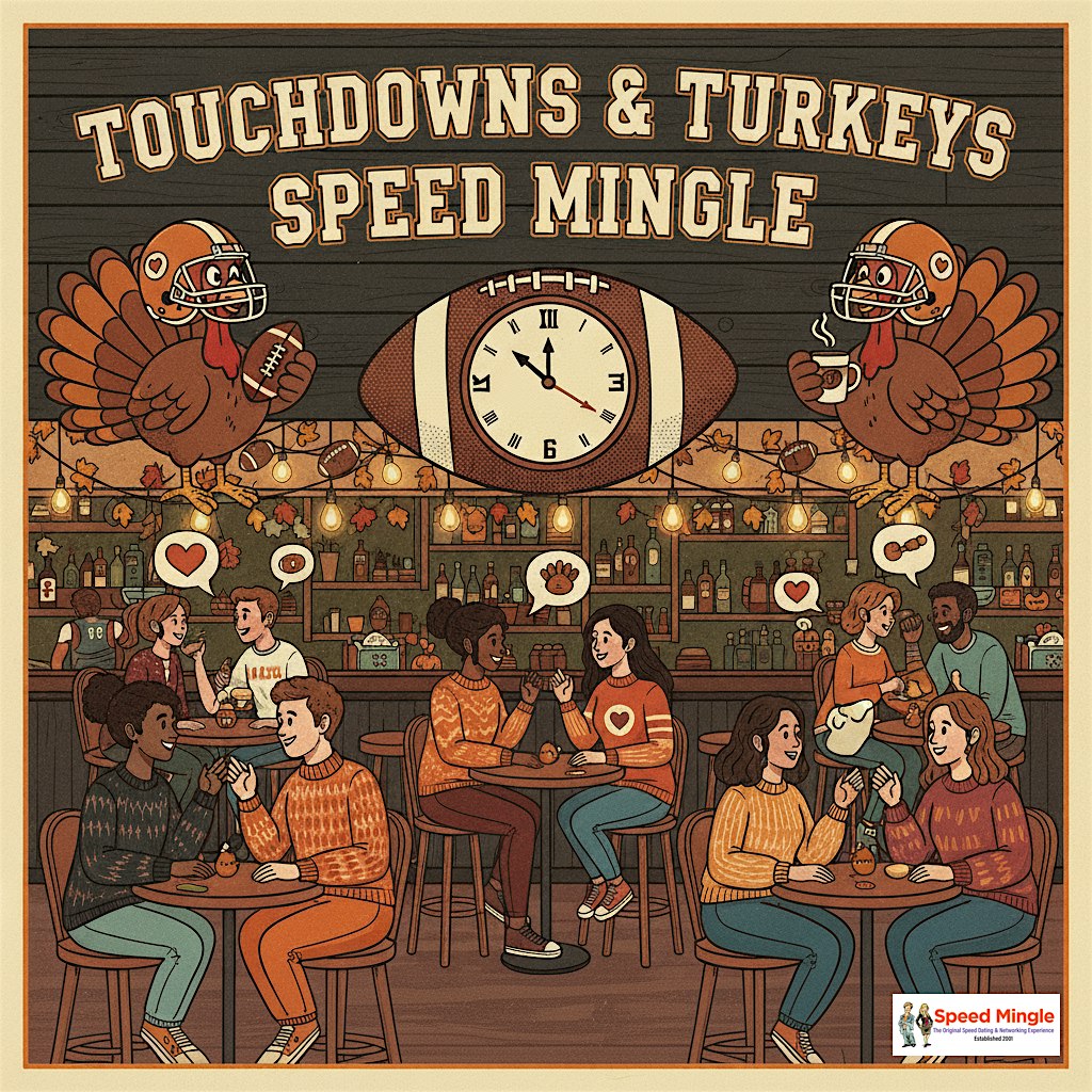 Ocala, FL Touchdowns & Turkeys Speed Mingle at Ocala, FL Speed Mingle Events – Ocala, FL