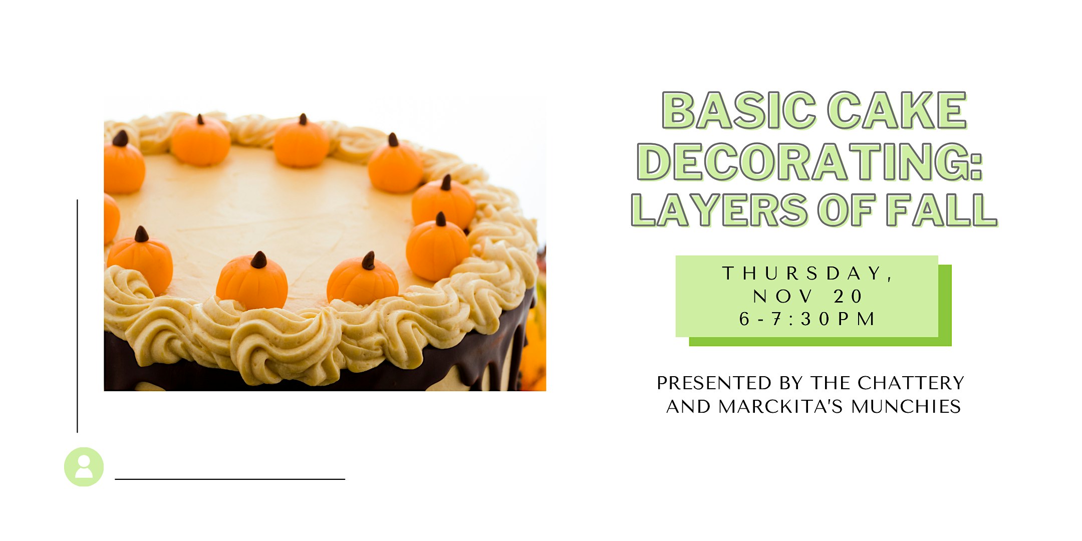Basic Cake Decorating: Layers of Fall at The Chattery Downtown – Chattanooga, TN