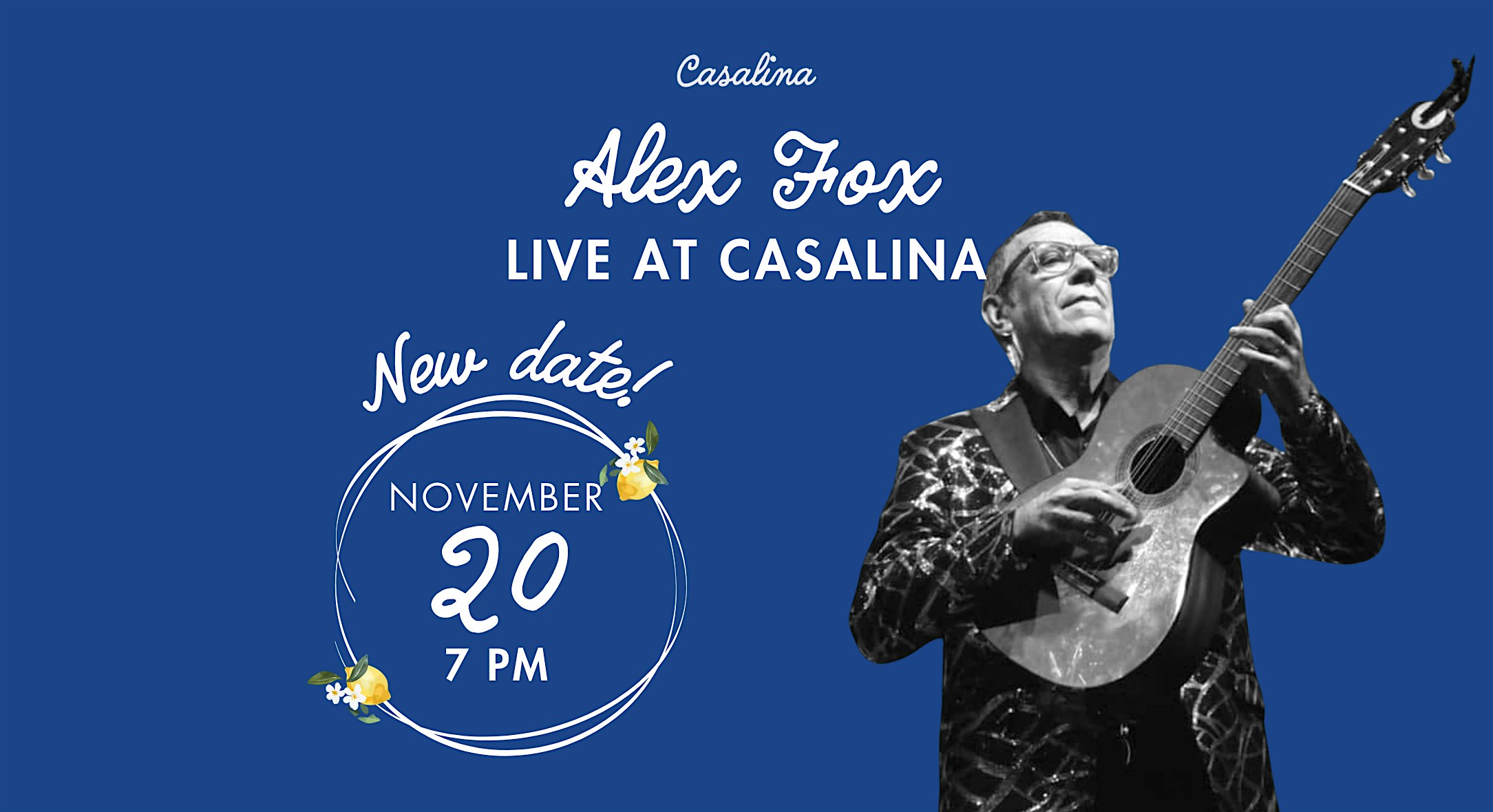 Alex Fox’s Live Performance at Casalina! at Casalina – Delray Beach, FL