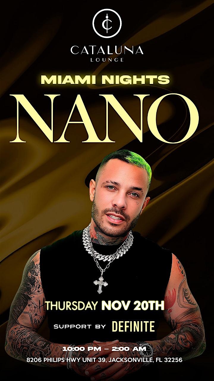 Latin Nights at Cataluna “Miami Nights” at CATALUNA JAX – Jacksonville, FL