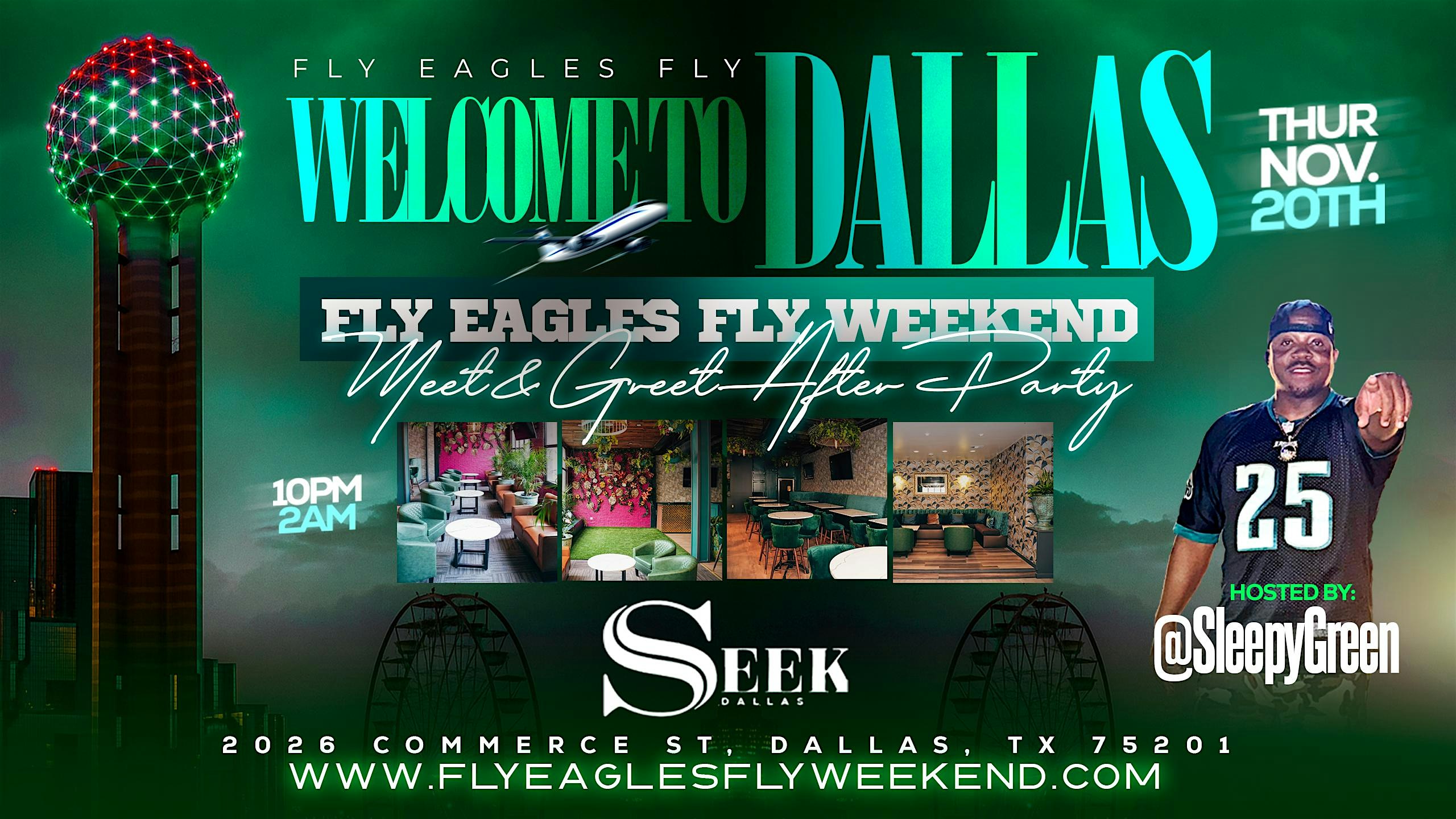 Fly Eagles Fly Meet & Greet After Party at Seek Dallas at Hide & Seek After Hours Dallas – Dallas, TX