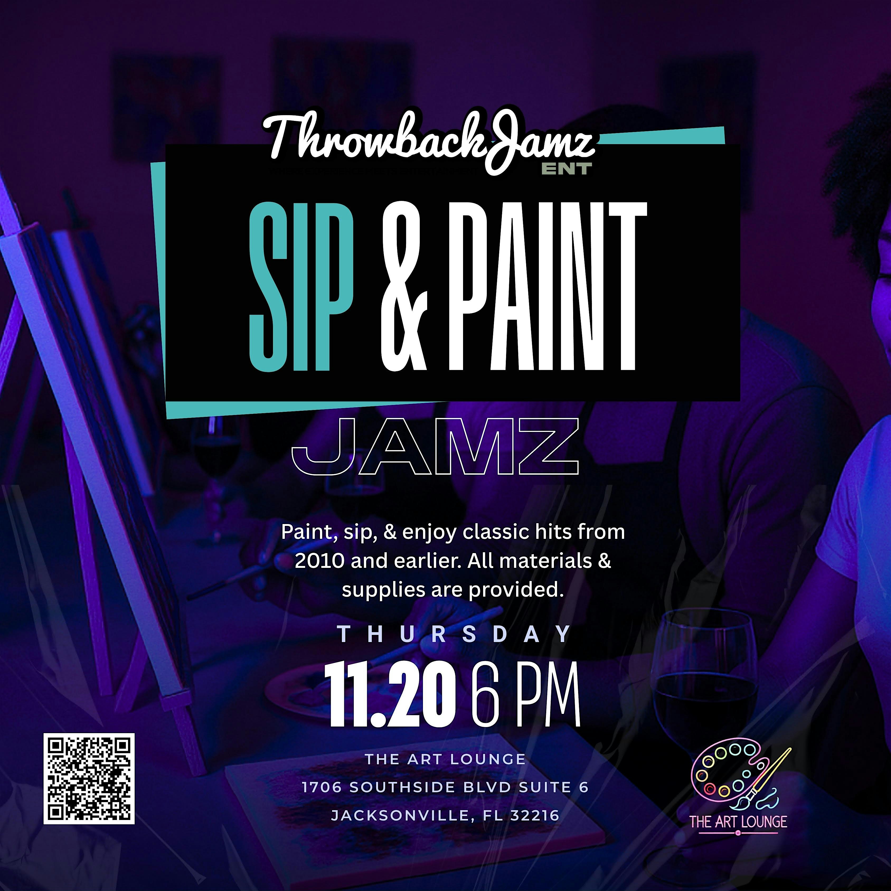 Sip & Paint Jamz at The Art Lounge Jax – Jacksonville, FL