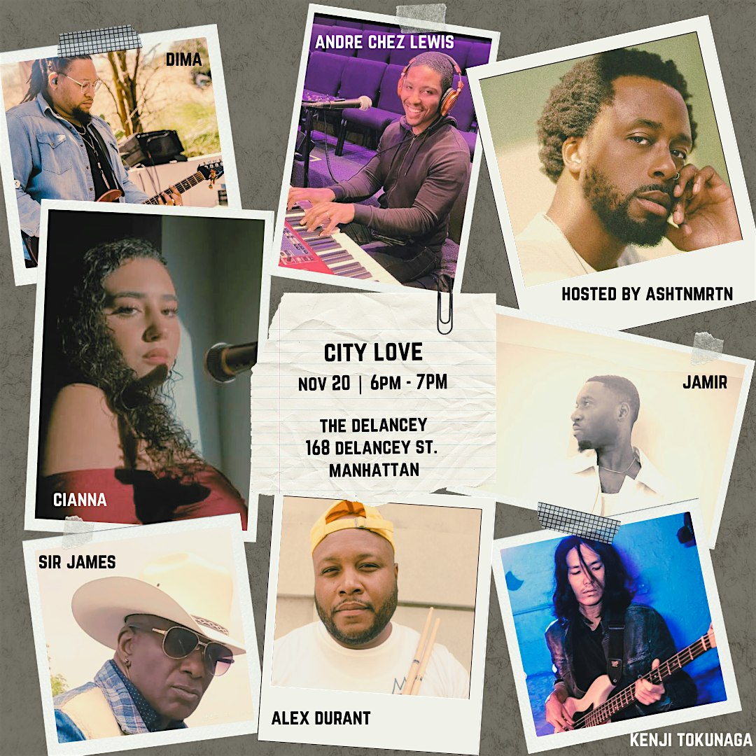 City Love: November 20 at 168 Delancey St – New York, NY