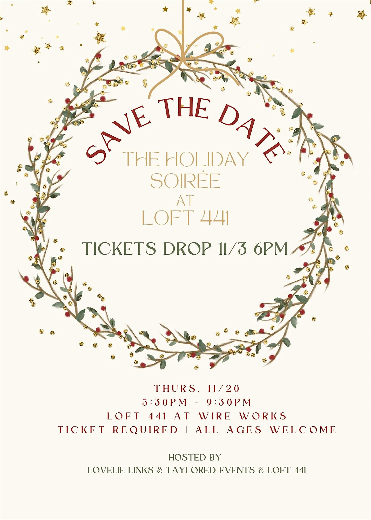 Holiday Soiree / Girlsgiving Fun! at Loft 441 at Wire Works – York, PA