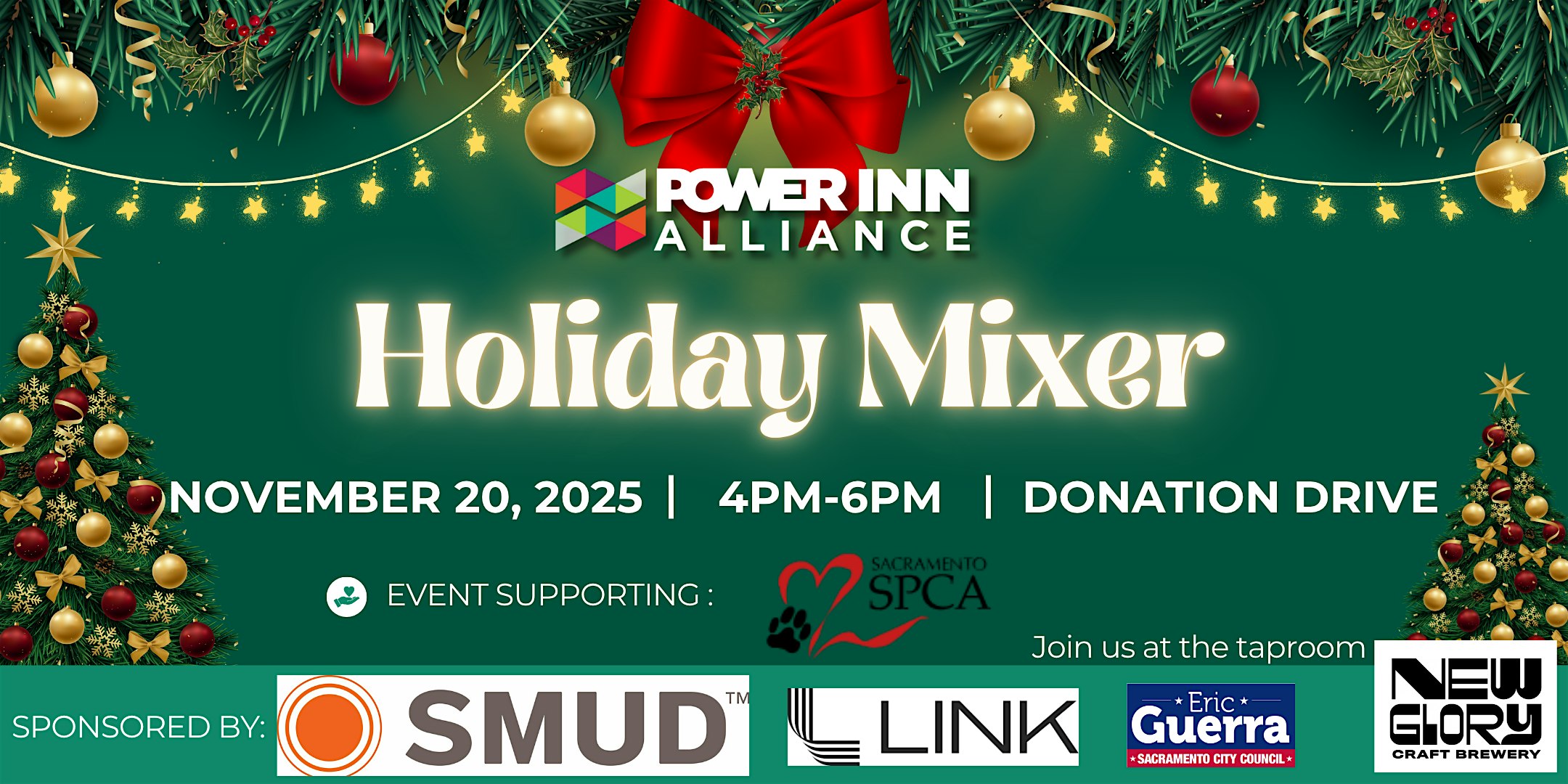 Power Hour Holiday Mixer – 11/20/25 at 8251 Alpine Ave – Sacramento, CA