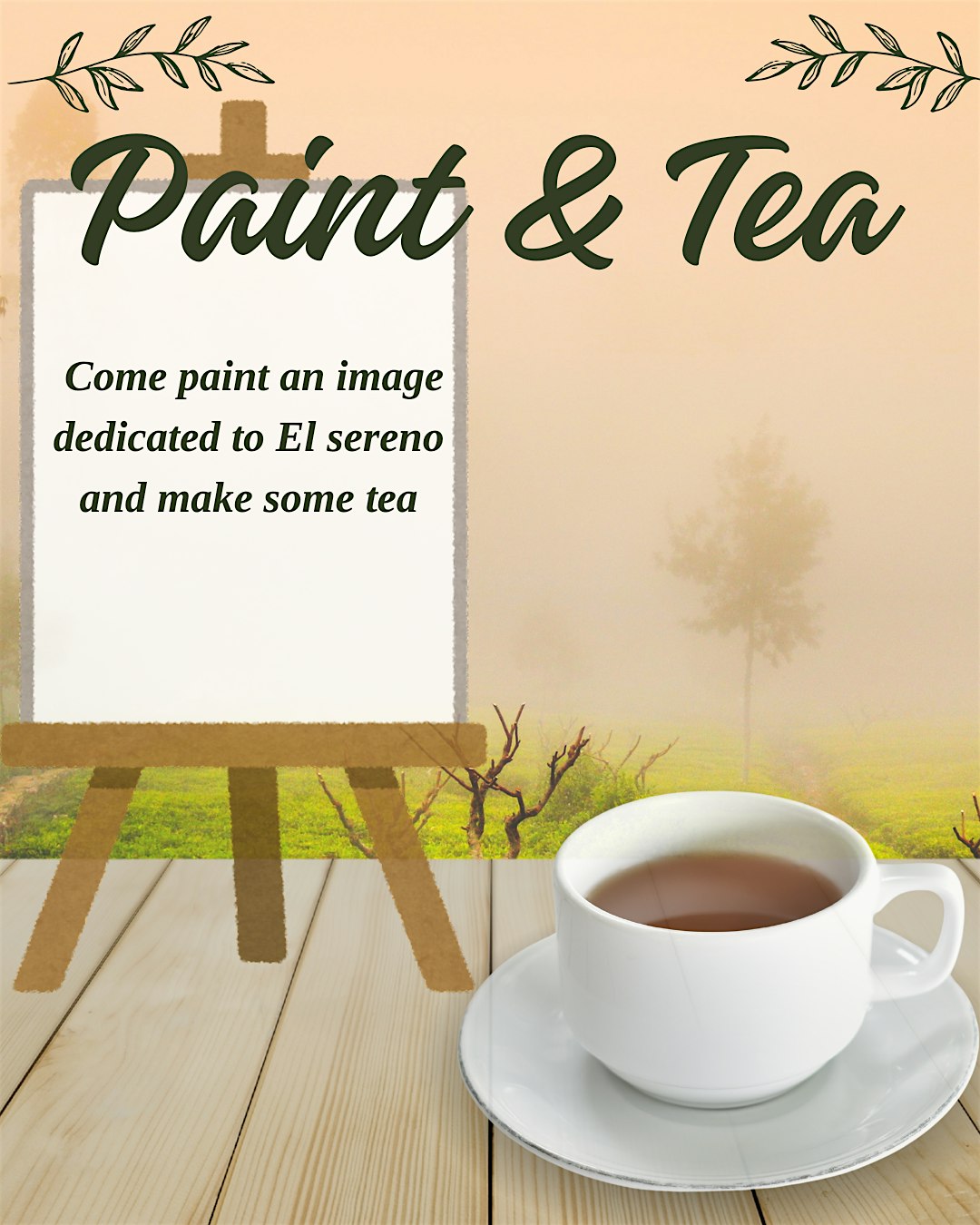 Paint & Tea at Eastside Café – Los Angeles, CA
