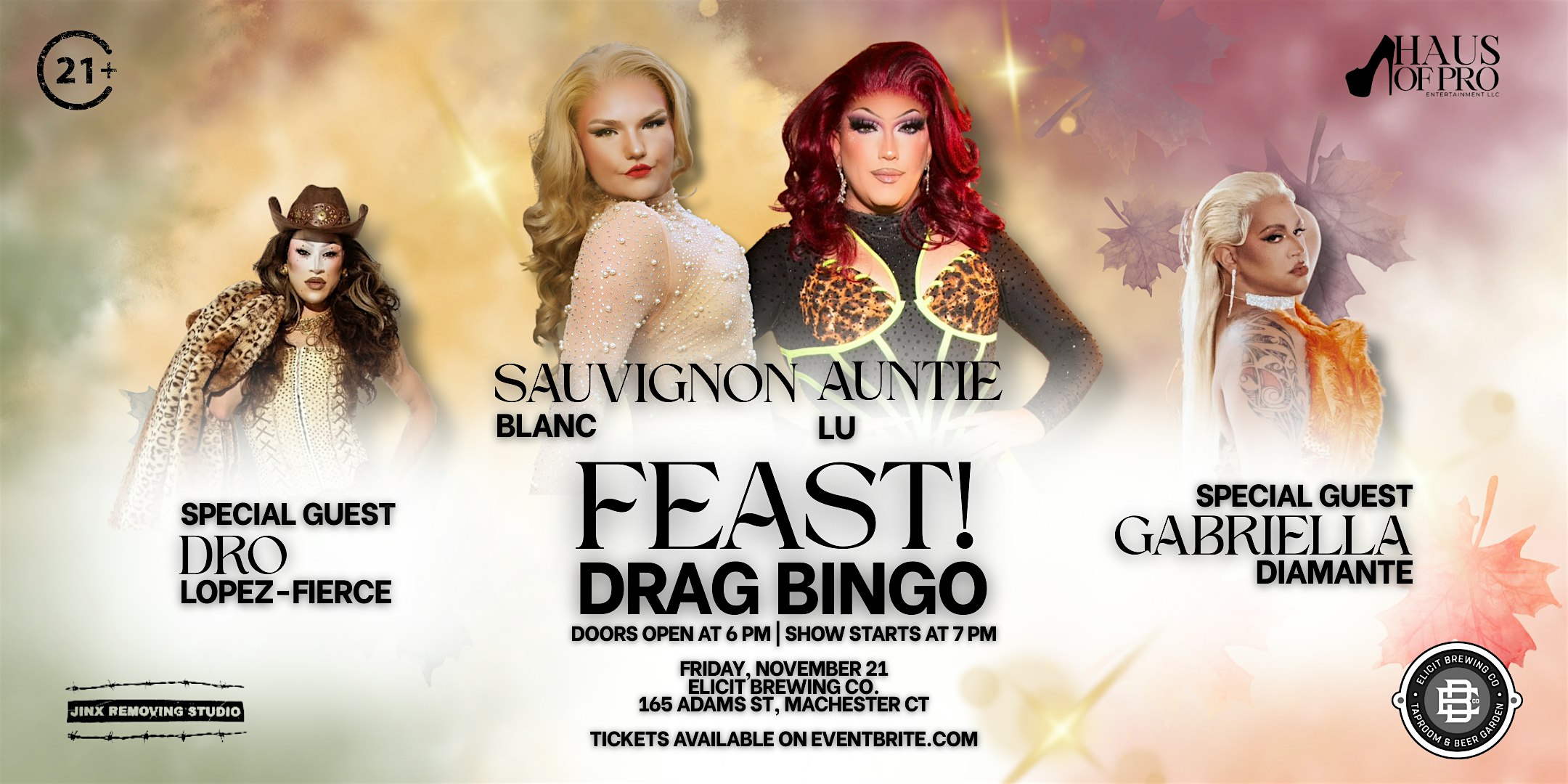 FEAST! Drag Bingo at Elicit Brewing Co – Manchester – Manchester, CT