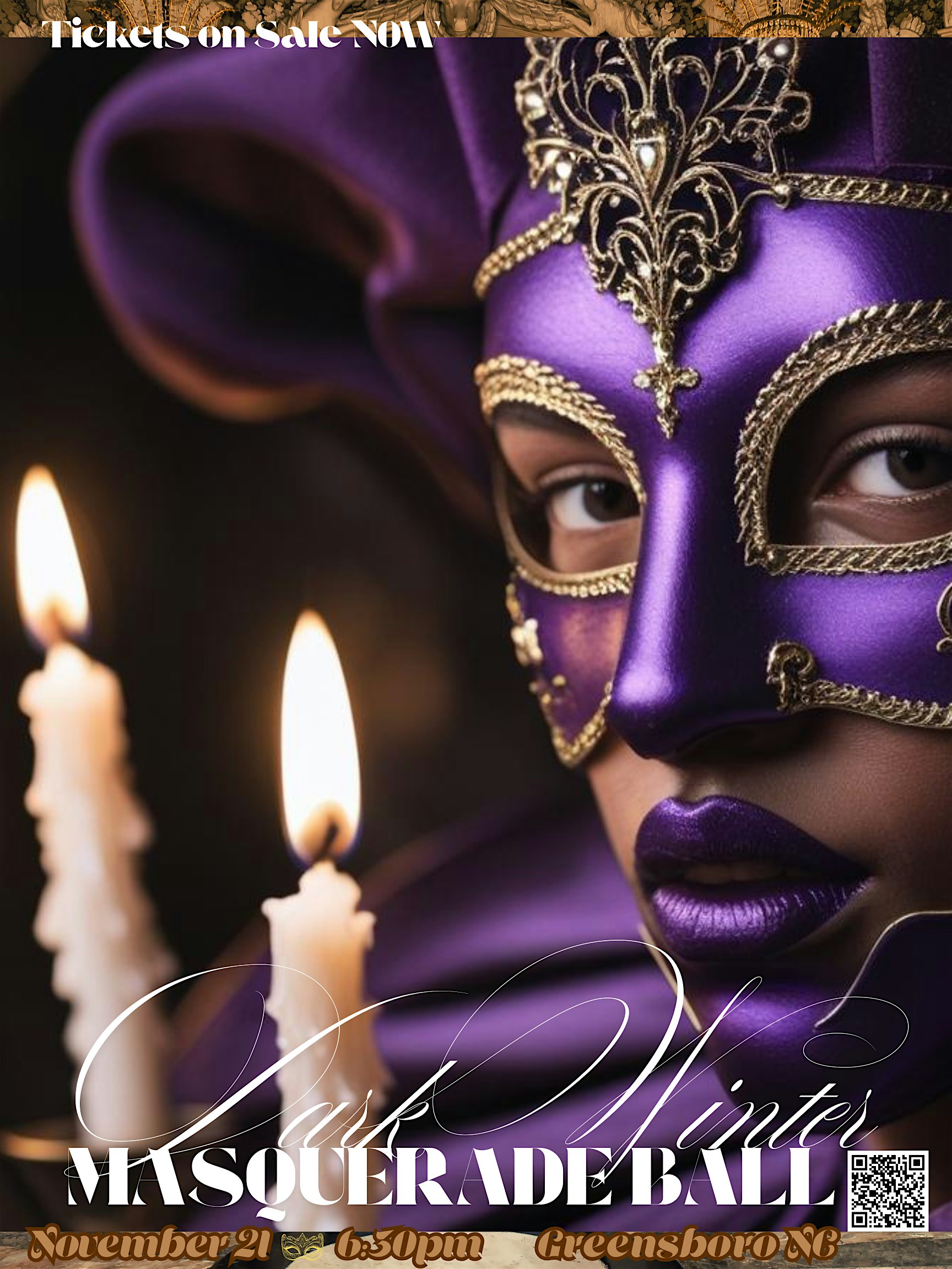 Dark Winter Masquerade Ball at Greensboro Cultural Center – Greensboro, NC