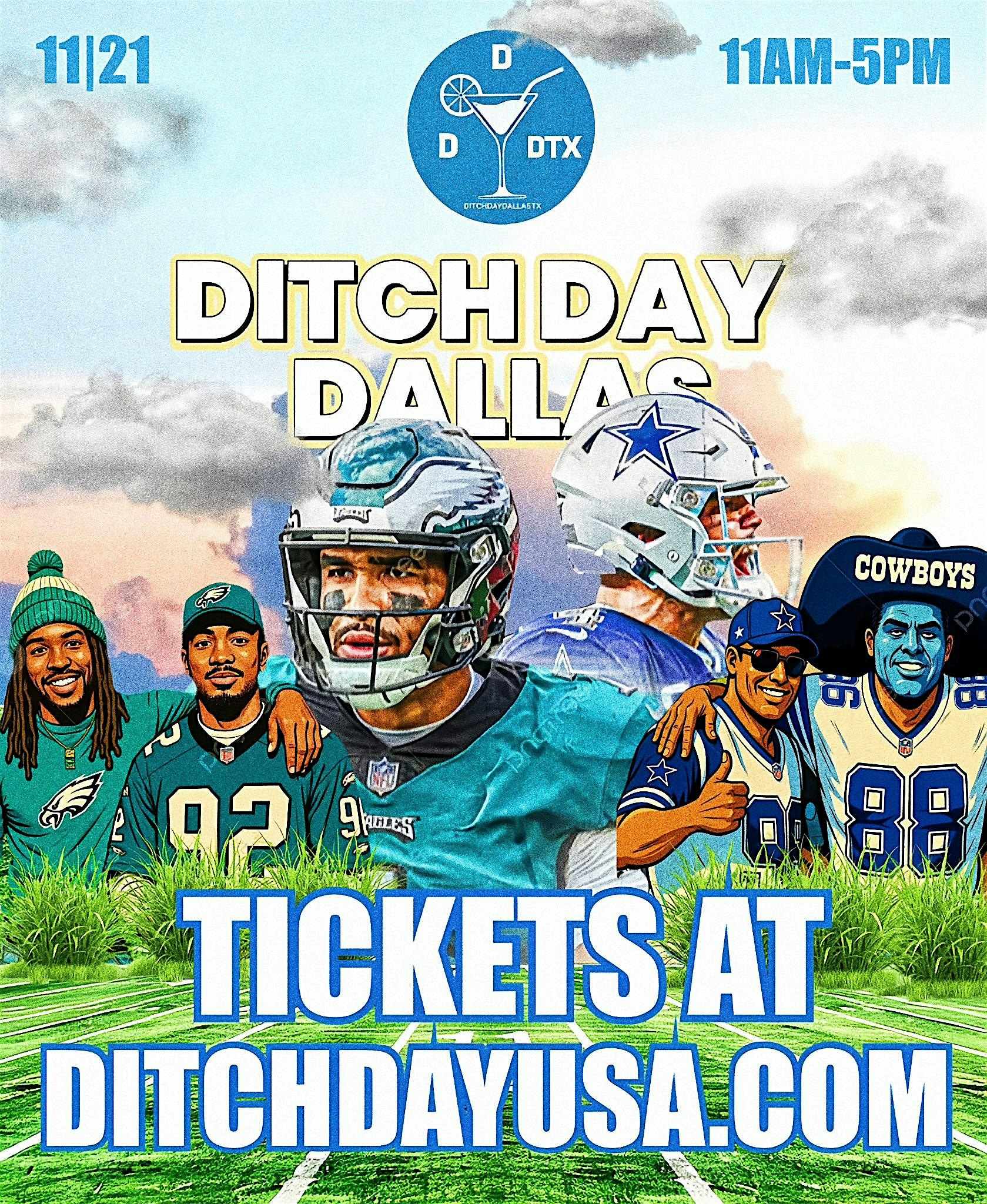 DITCH DAY DALLAS EP.5 Cowboys vs Eagles “CVE WEEKEND 2025” at Sidecar Social Addison – Addison, TX
