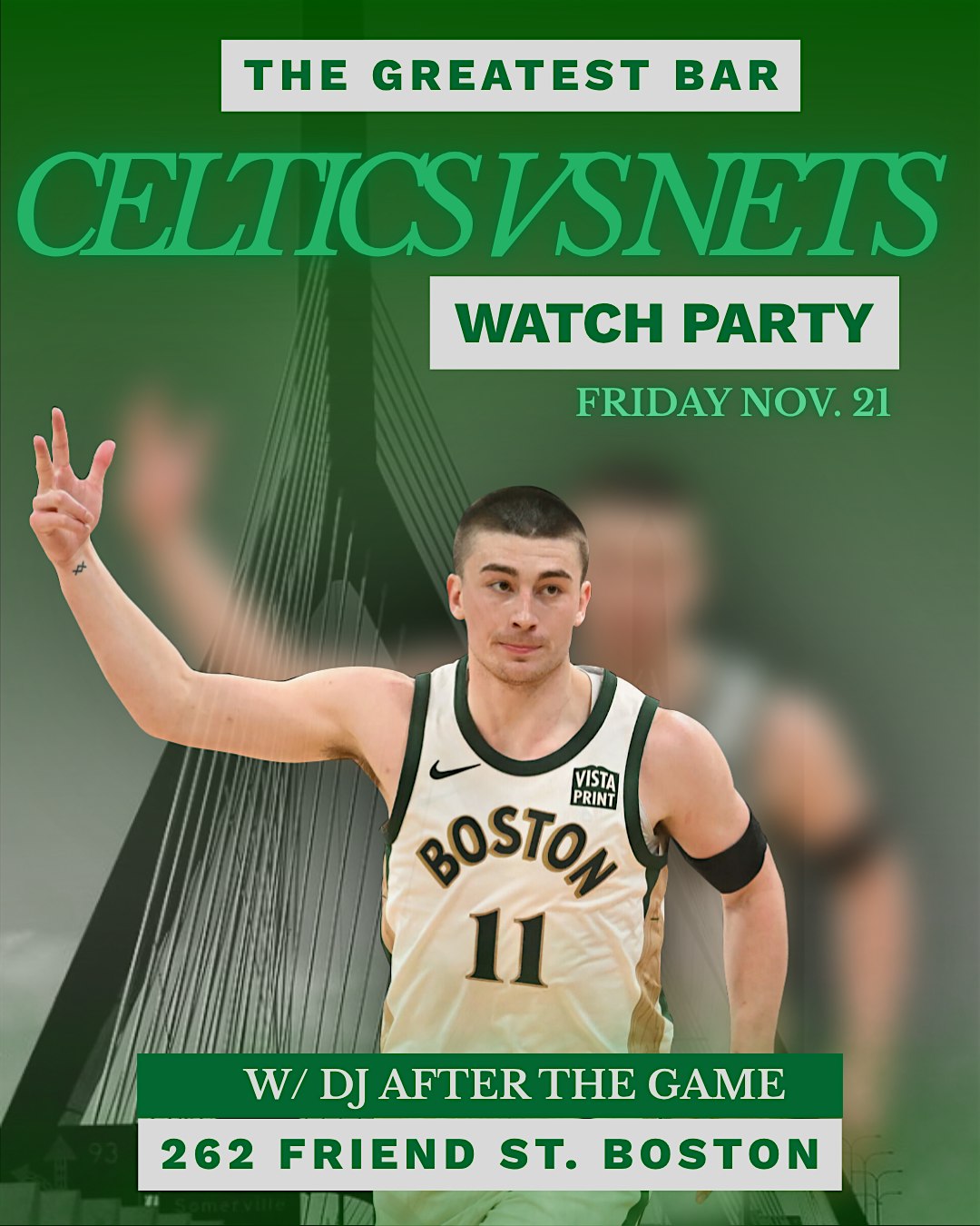 Celtics VS Nets Watch Party @ The Greatest Bar at The Greatest Bar – Boston, MA