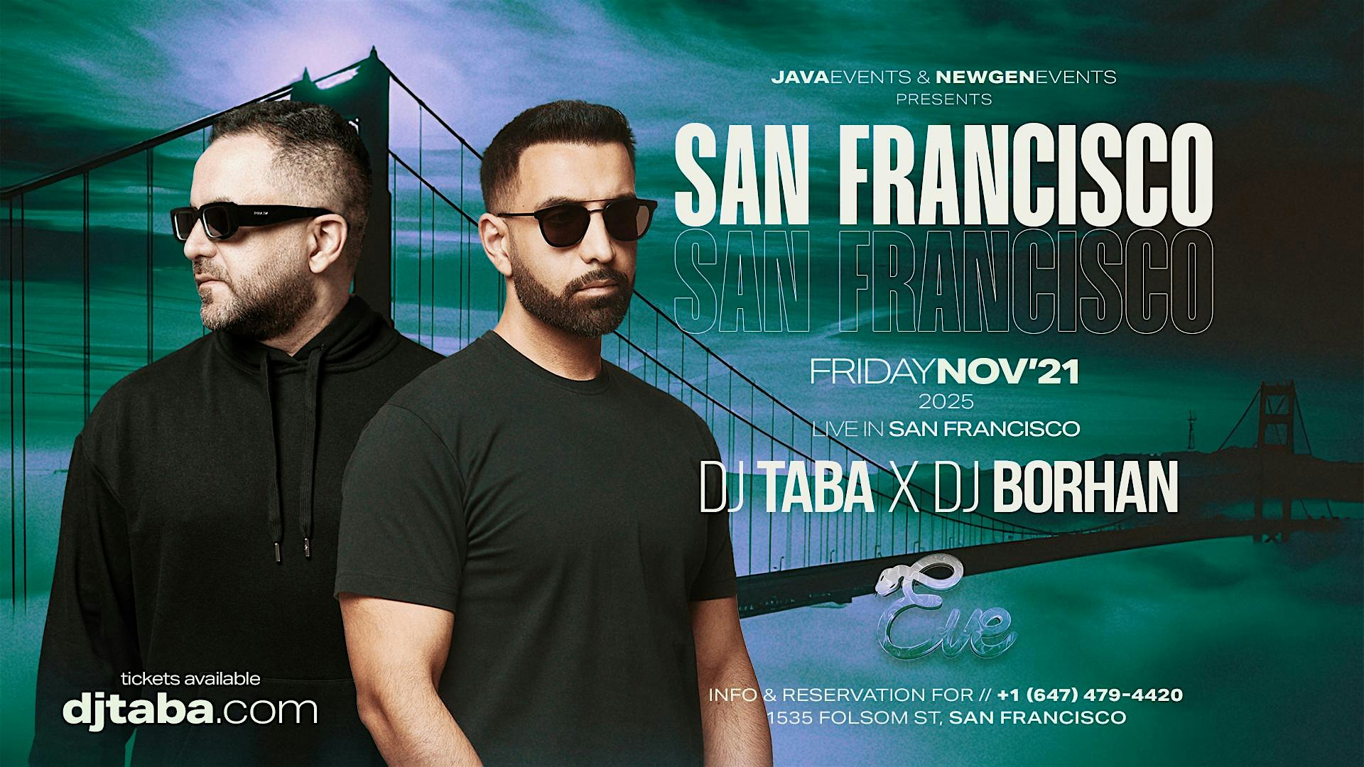 PRE-THANKSGIVING PERSIAN PARTY – SAN FRANCISCO at Eve Nightclub & Lounge – San Francisco, CA