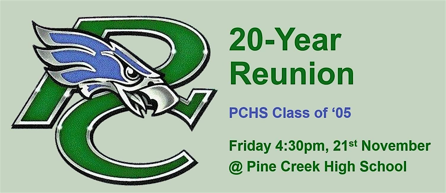 Pine Creek Highschool 20 Year Reunion at Pine Creek High School – Colorado Springs, CO
