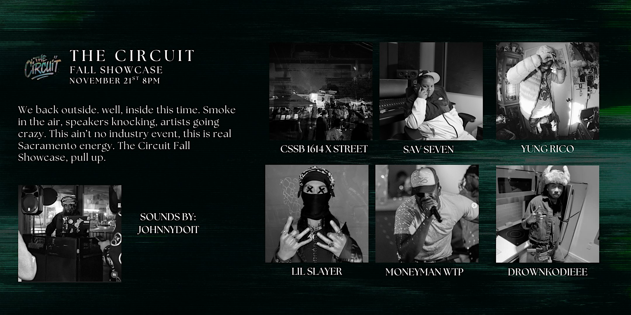 The Circuit v3: Fall Showcase | House Party at 1614 X St – Sacramento, CA