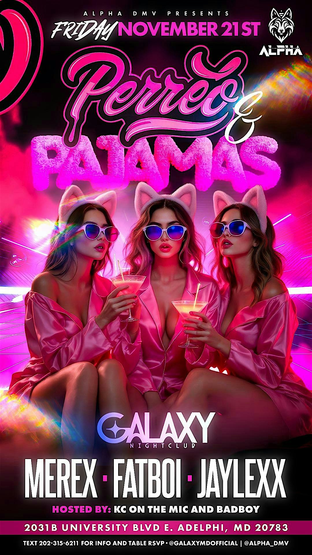 Perreo & Pajamas Night! at Galaxy Night Club – Hyattsville, MD
