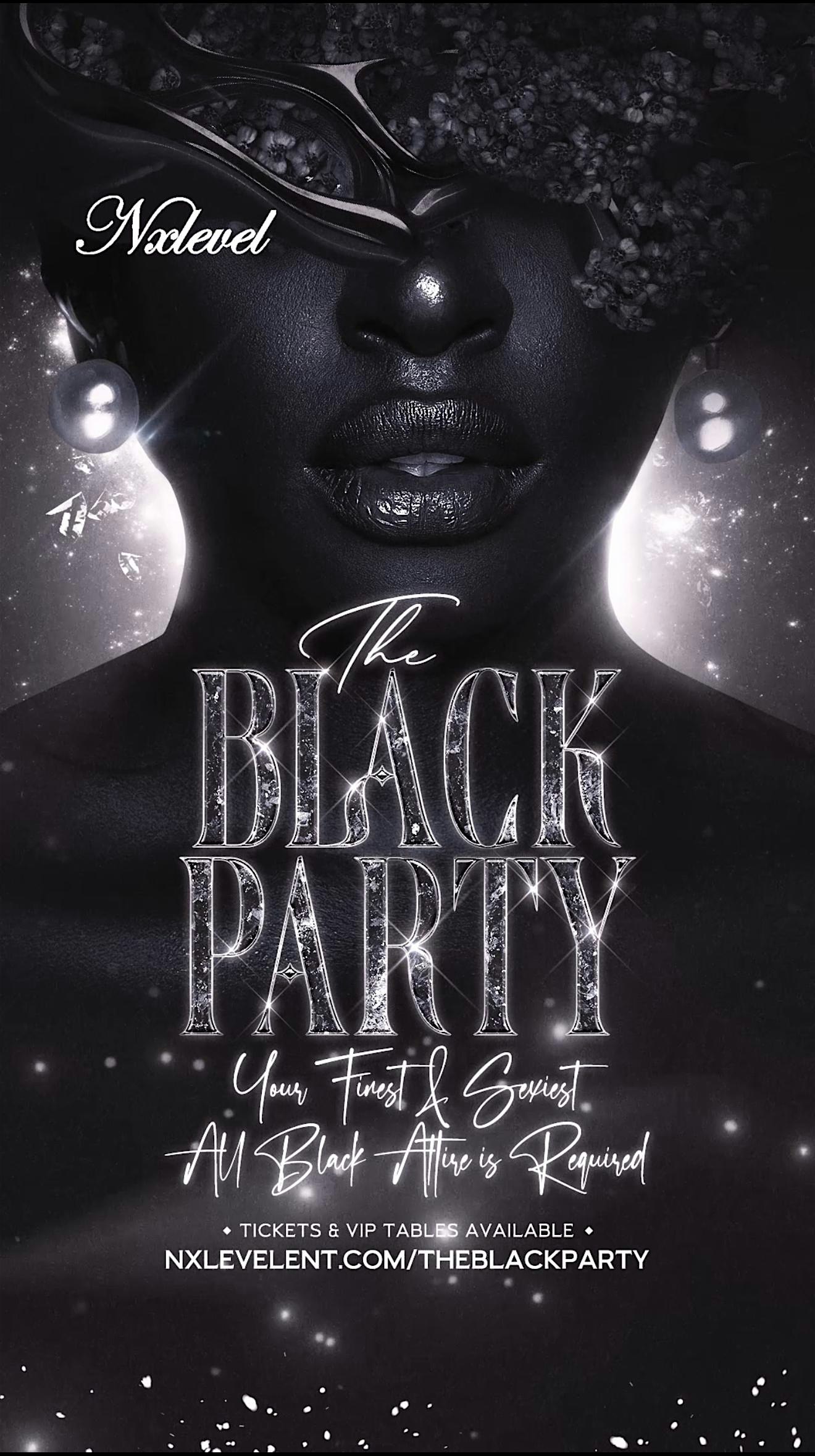 The ALL BLACK PARTY hosted by Nxlevel Lifestyle Group (collegiate) at The Luxurious DYNACON Events Center – Greensboro, NC