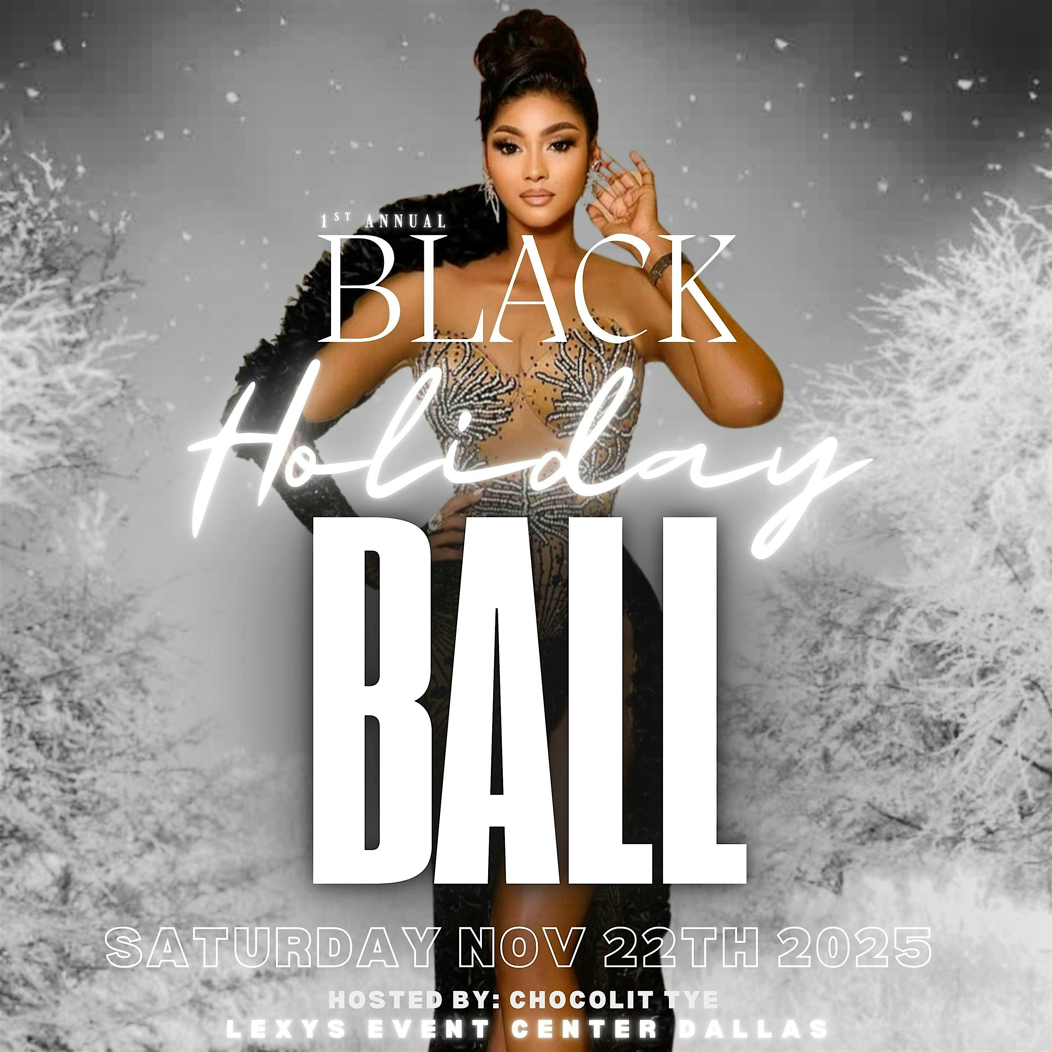 Black Holiday Ball 2025 at lexys Event Center – Dallas, TX