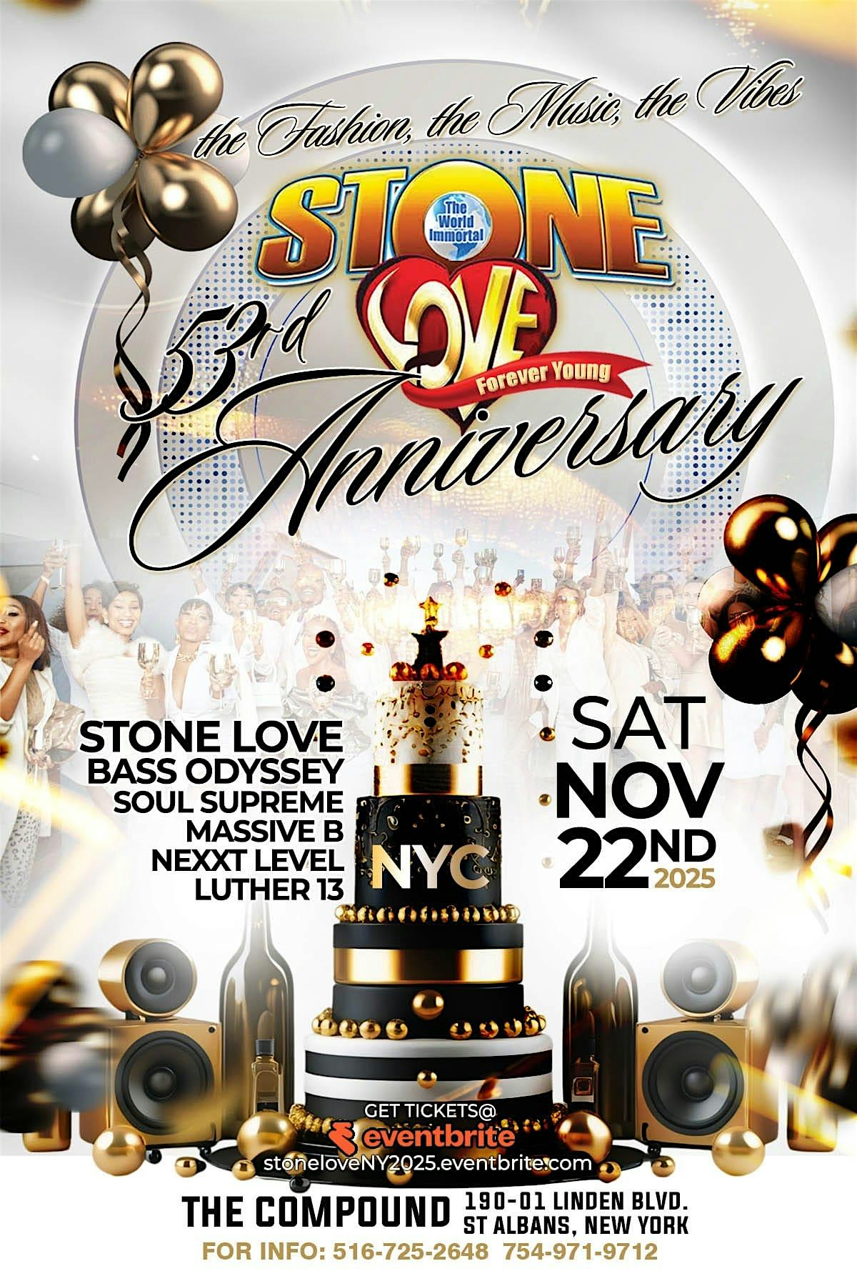 Stone Love 53rd Anniversary New York at 190-01 Linden Blvd – Queens, NY