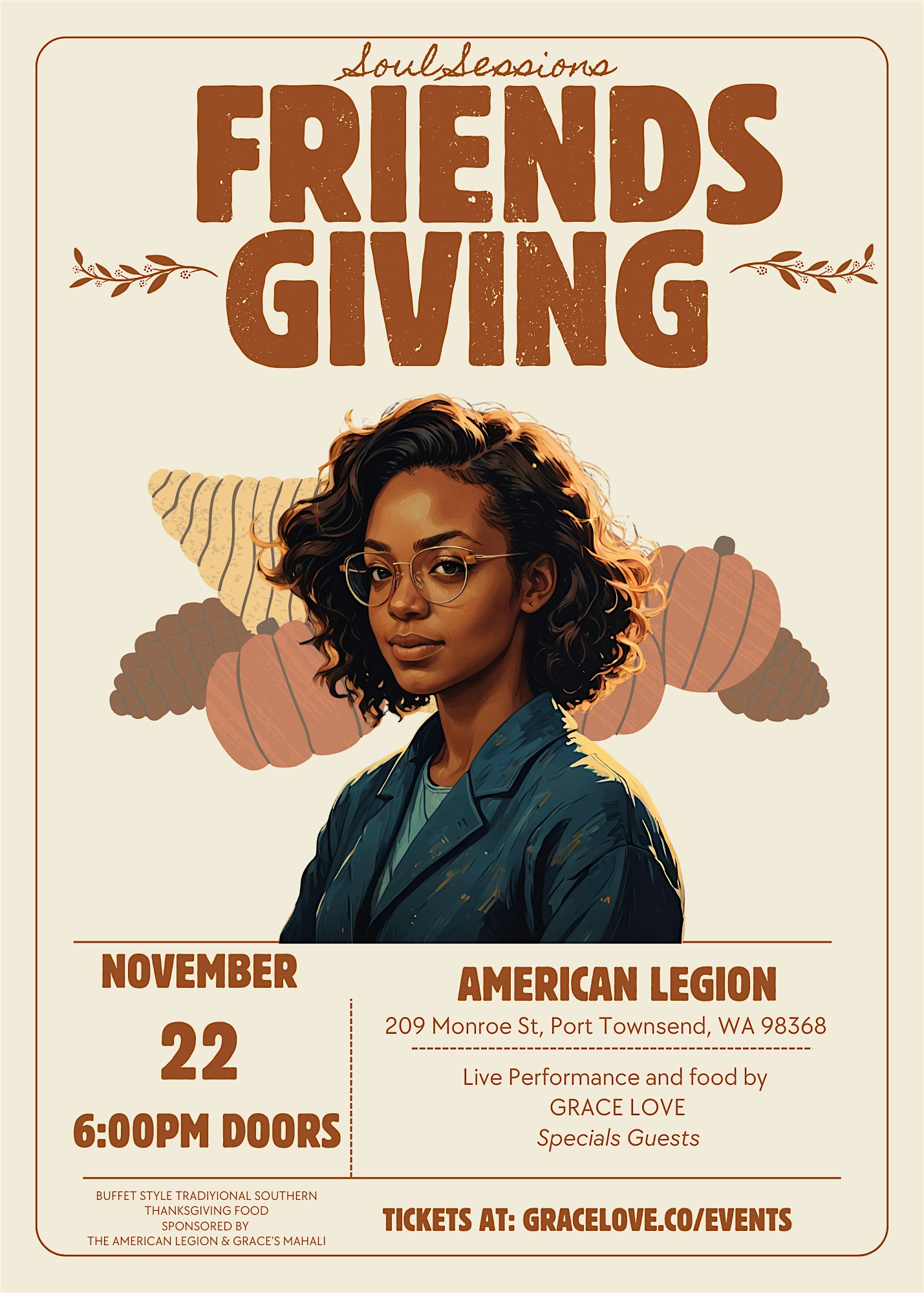 Soul Sessions: Friendsgiving Edition at American Legion – Port Townsend, WA