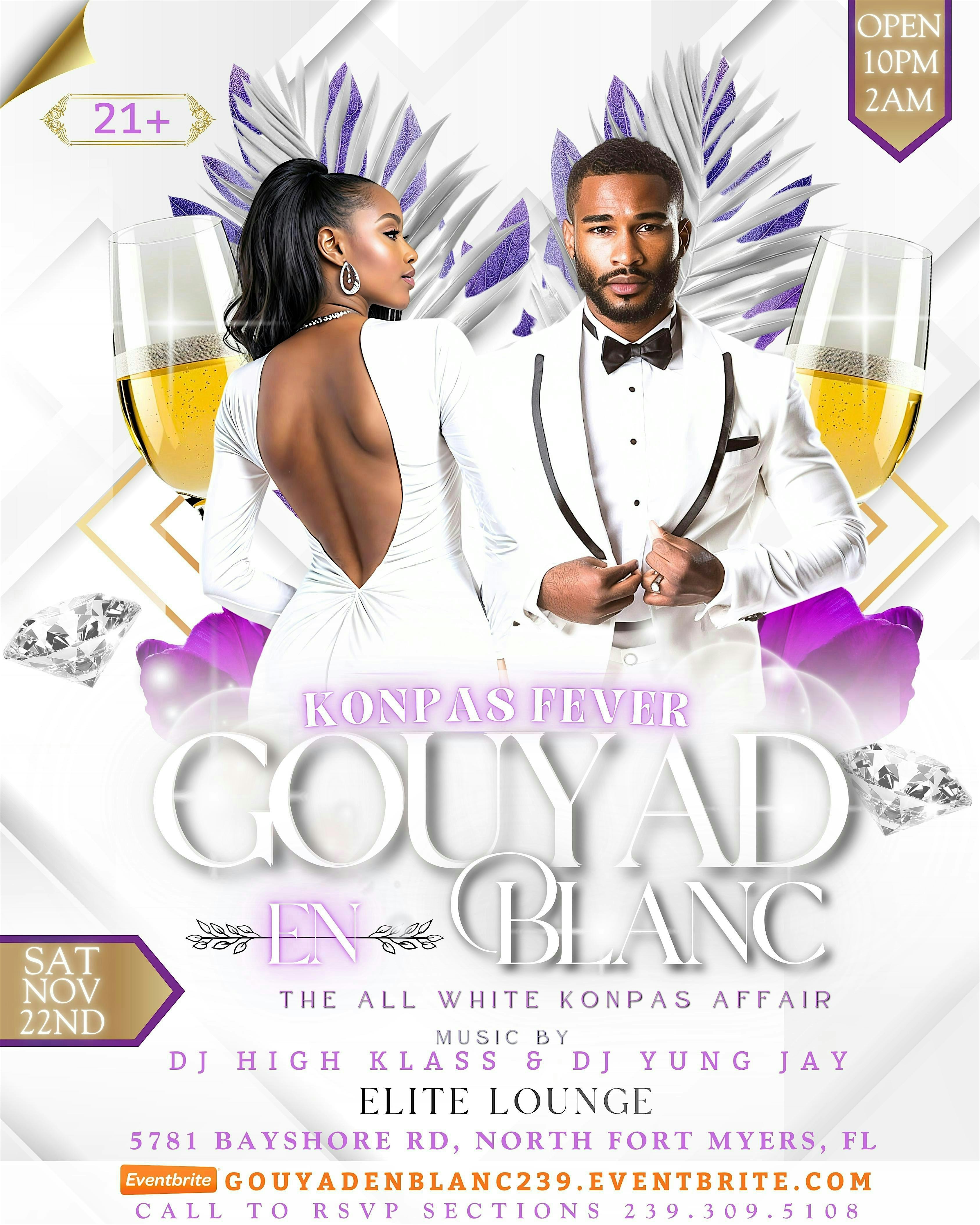 Konpas Fever GOUYAD EN BLANC at Elite Lounge – North Fort Myers, FL