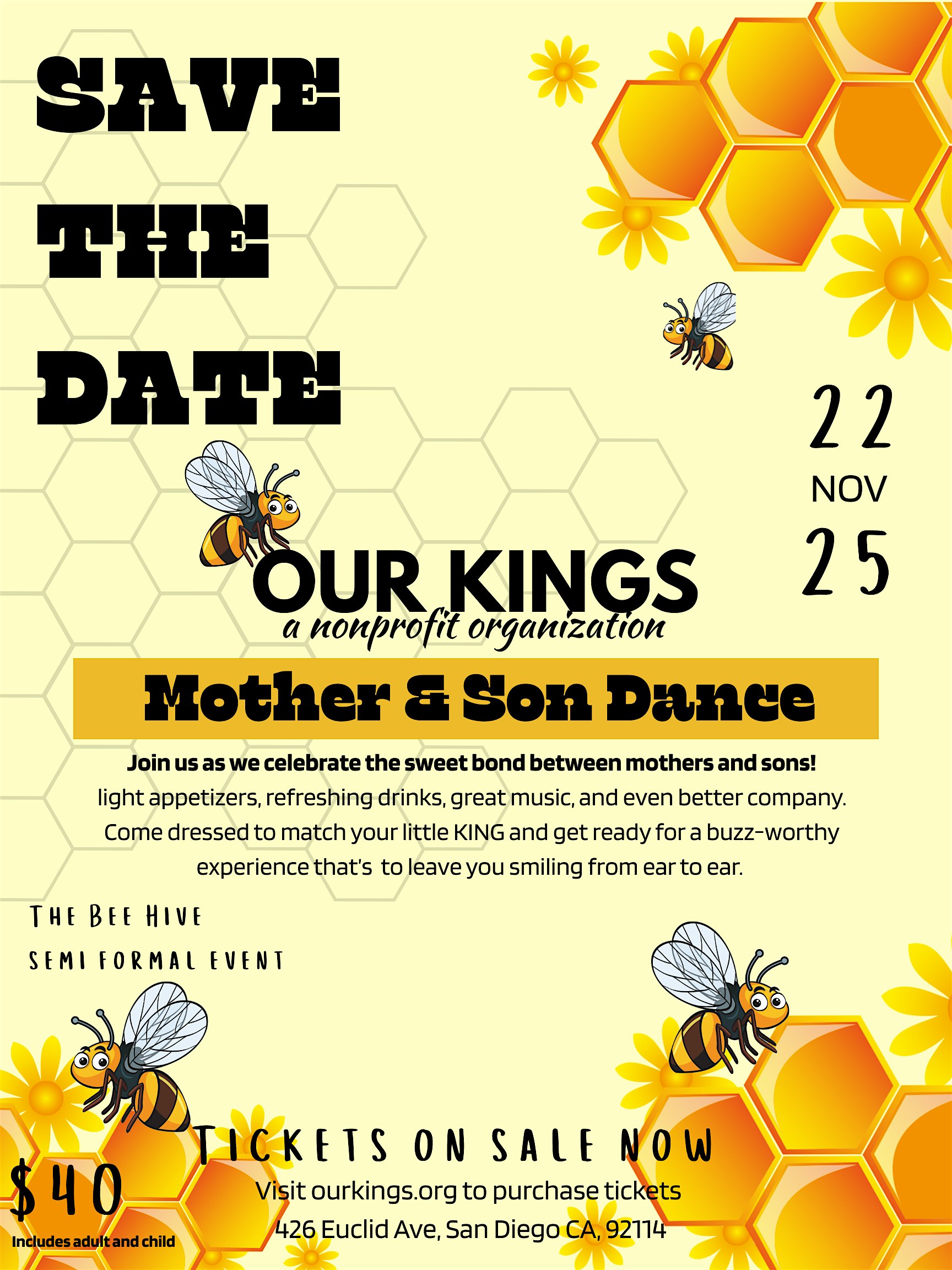 Mother and son dance (THE BEEHIVE) at KIPP Adelante Preparatory Academy – San Diego, CA