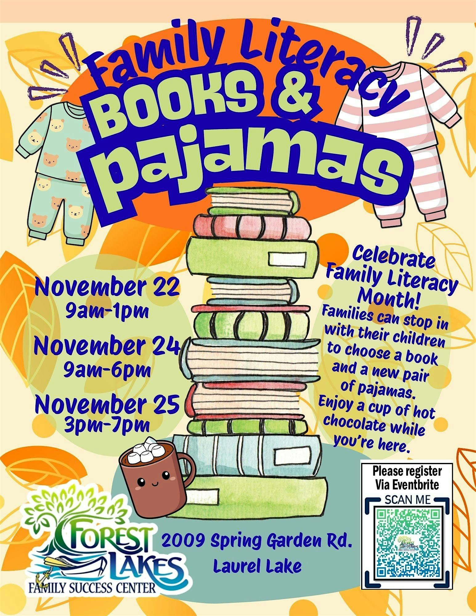 Family Literacy Books and PJ’s at 2009 Spring Garden Rd – Millville, NJ