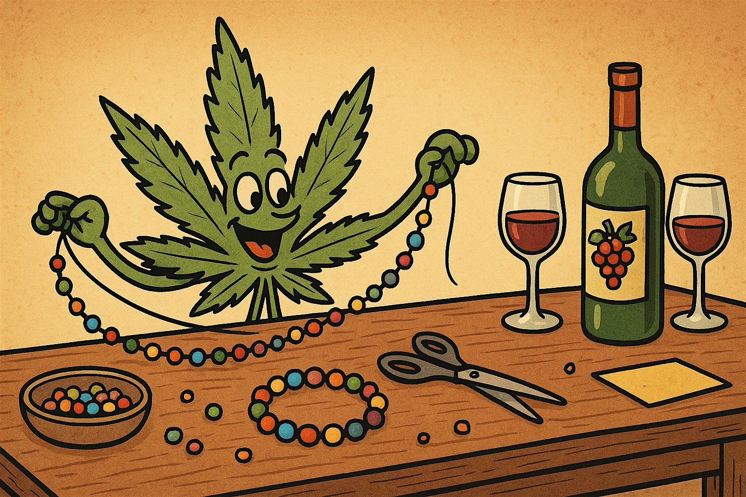 Beads, Buds, & Bohemia | A Chill BYOB Bracelet Making Evening at LA Dancefit Studio – Los Angeles, CA