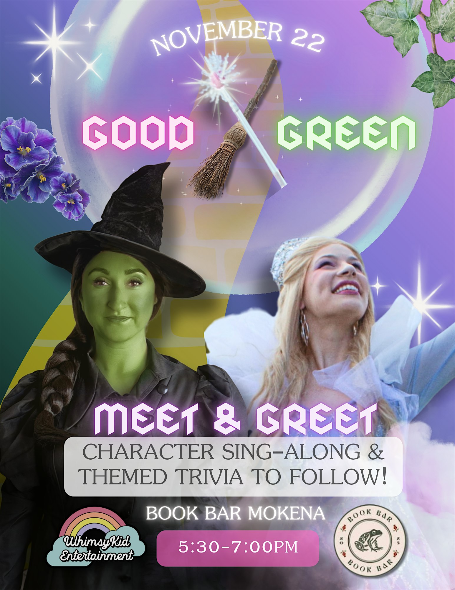 Wicked Trivia and Meet and Greet at Book Bar – Mokena, IL