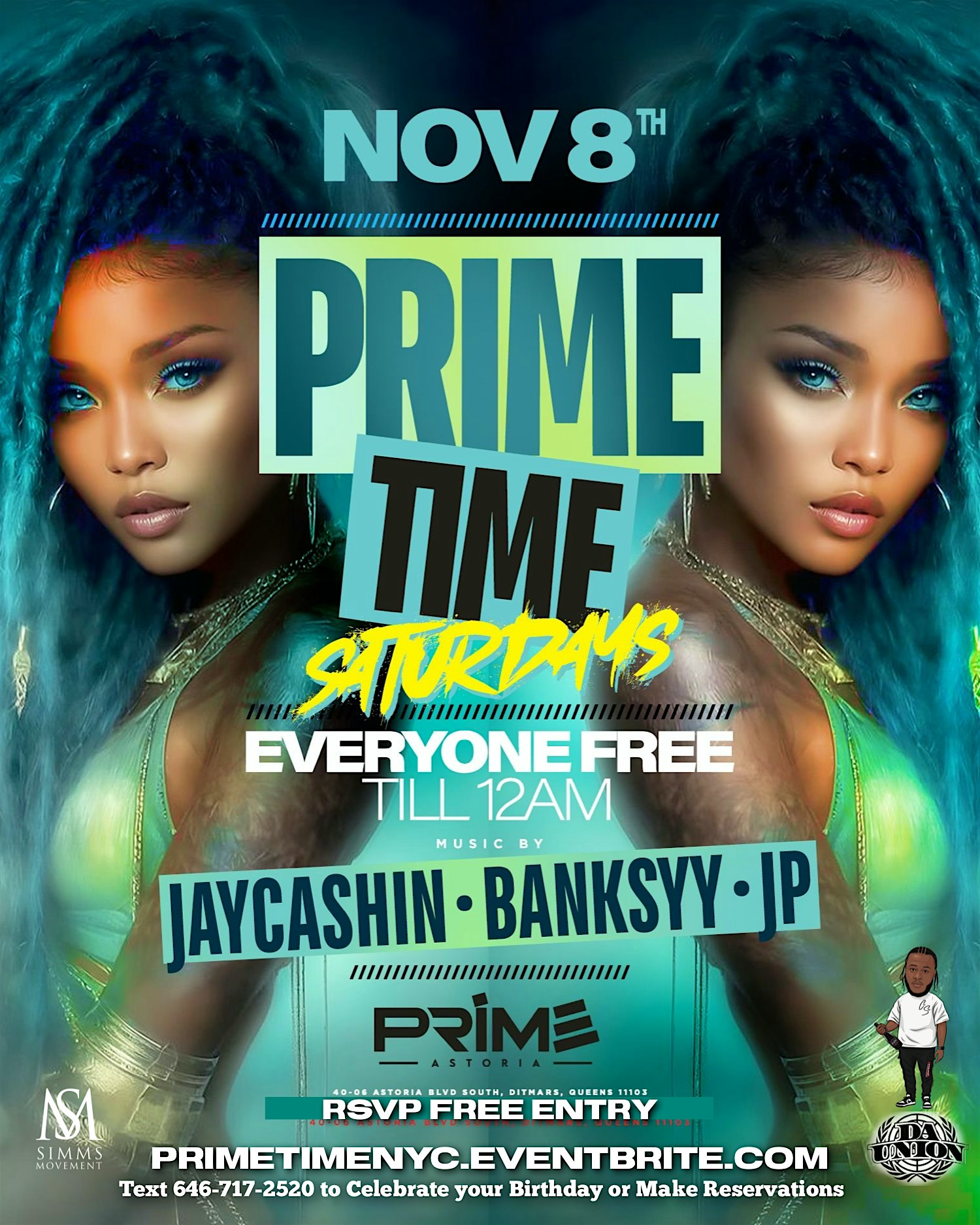 Prime Time NYC Saturdays Party Prime Astoria Bdays Free Ladies Night at Prime Astoria – Queens, NY