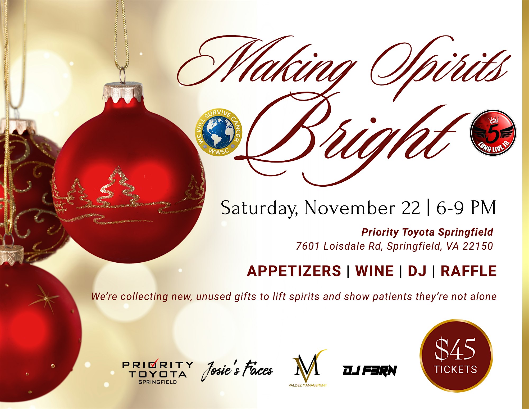 Making Spirits Bright at Priority Toyota Springfield – Springfield, VA