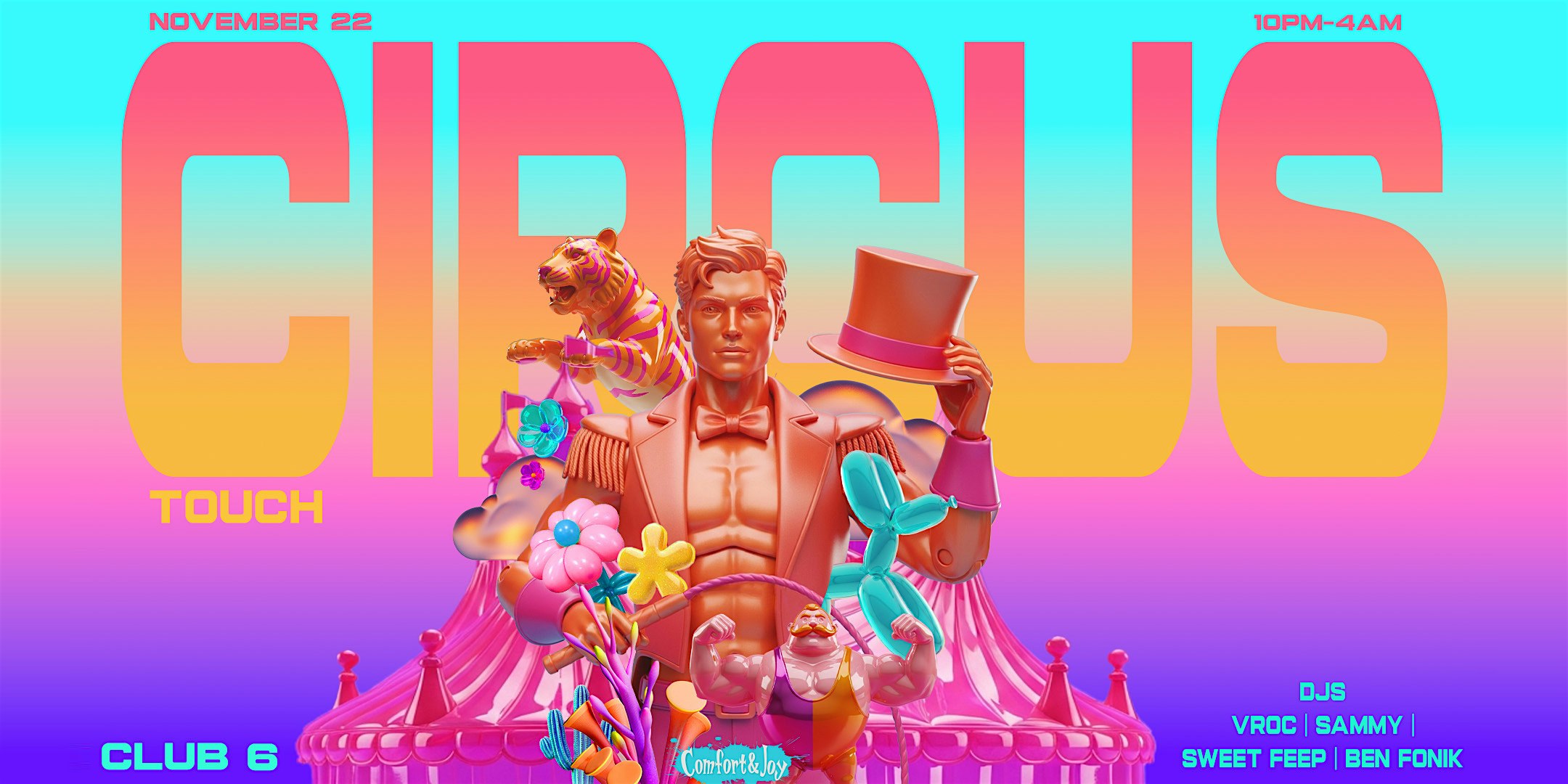 Touch: Circus at Club Six – San Francisco, CA