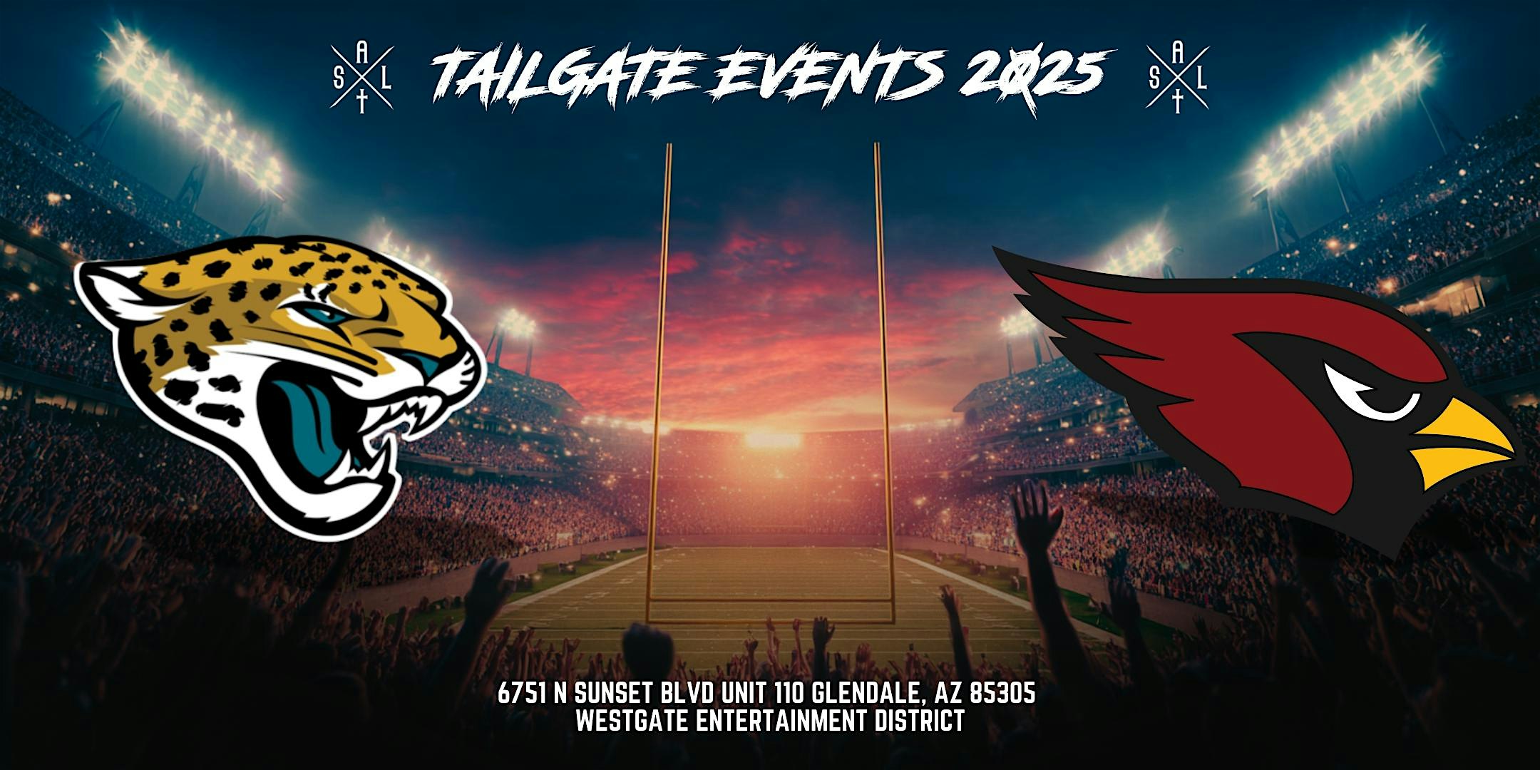 NFL Tailgate at Salt Westgate – Jacksonville Jaguars vs. Cardinals 2025 at Salt – Glendale, AZ