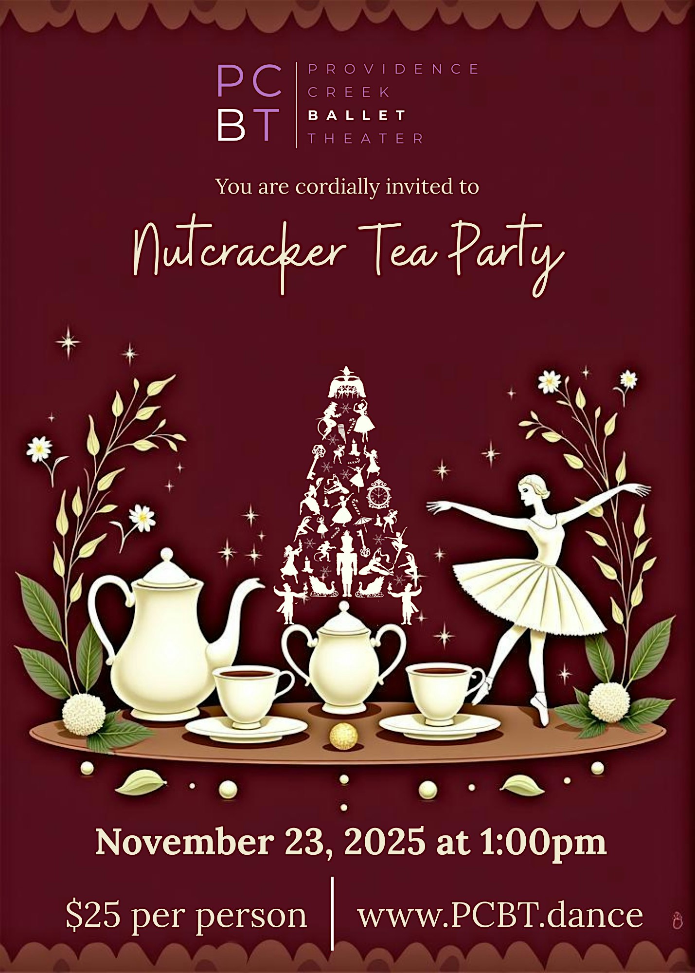 PCBT’s Nutcracker Tea Party at Providence Creek Ballet Theater – Clayton, DE