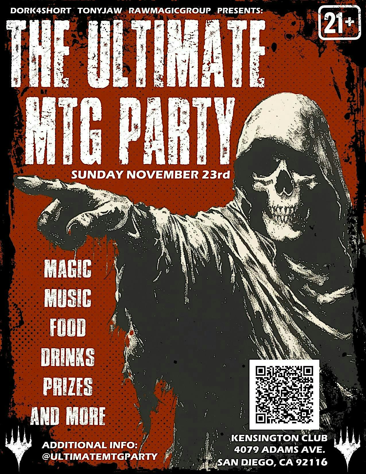 The ULTIMATE Magic: The Gathering Party (November) at Kensington Club – San Diego, CA