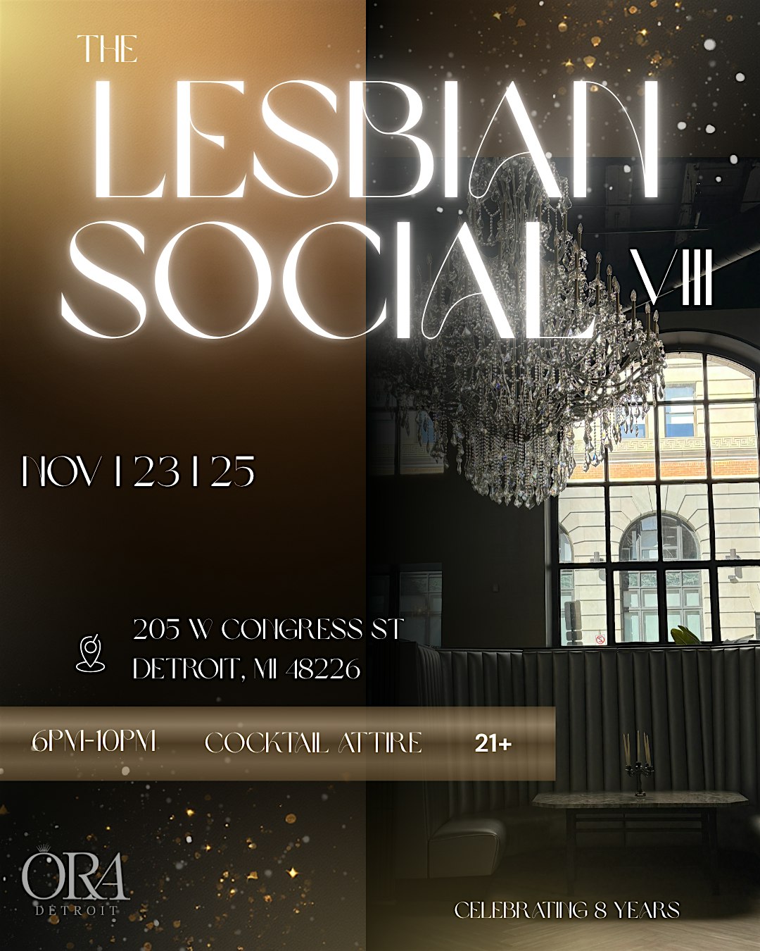 The Lesbian Social: Celebrating 8 years at ORA Detroit – Detroit, MI