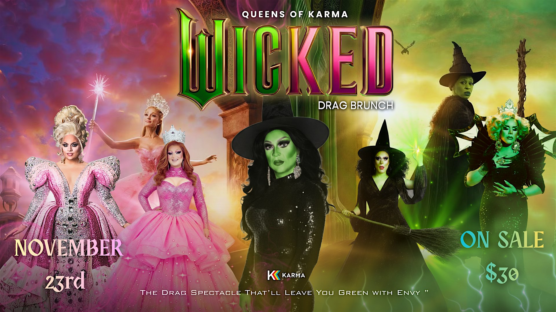 Queens of Karma: Wicked Drag Brunch at Karma Entertainment Complex – Harrisburg, PA