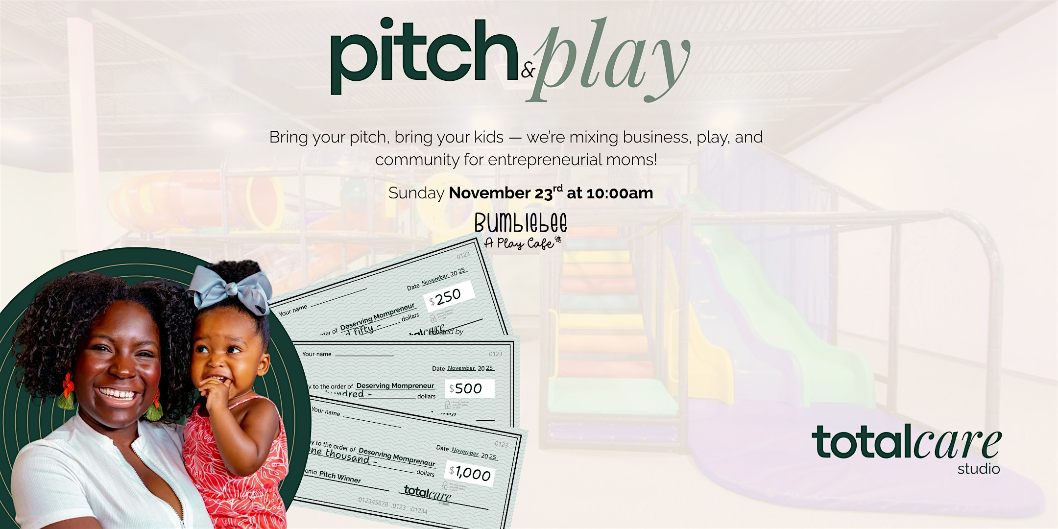 Pitch & Play – November at Bumblebee Play Cafe – Elgin, IL