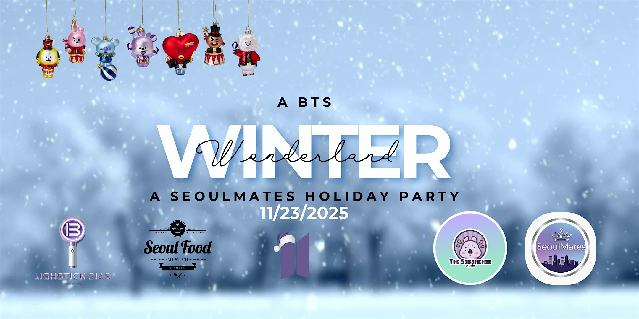 ❄️ BTS Winter Wonderland: A SeoulMates Holiday Party ❄️ at Urban District Market – Charlotte, NC