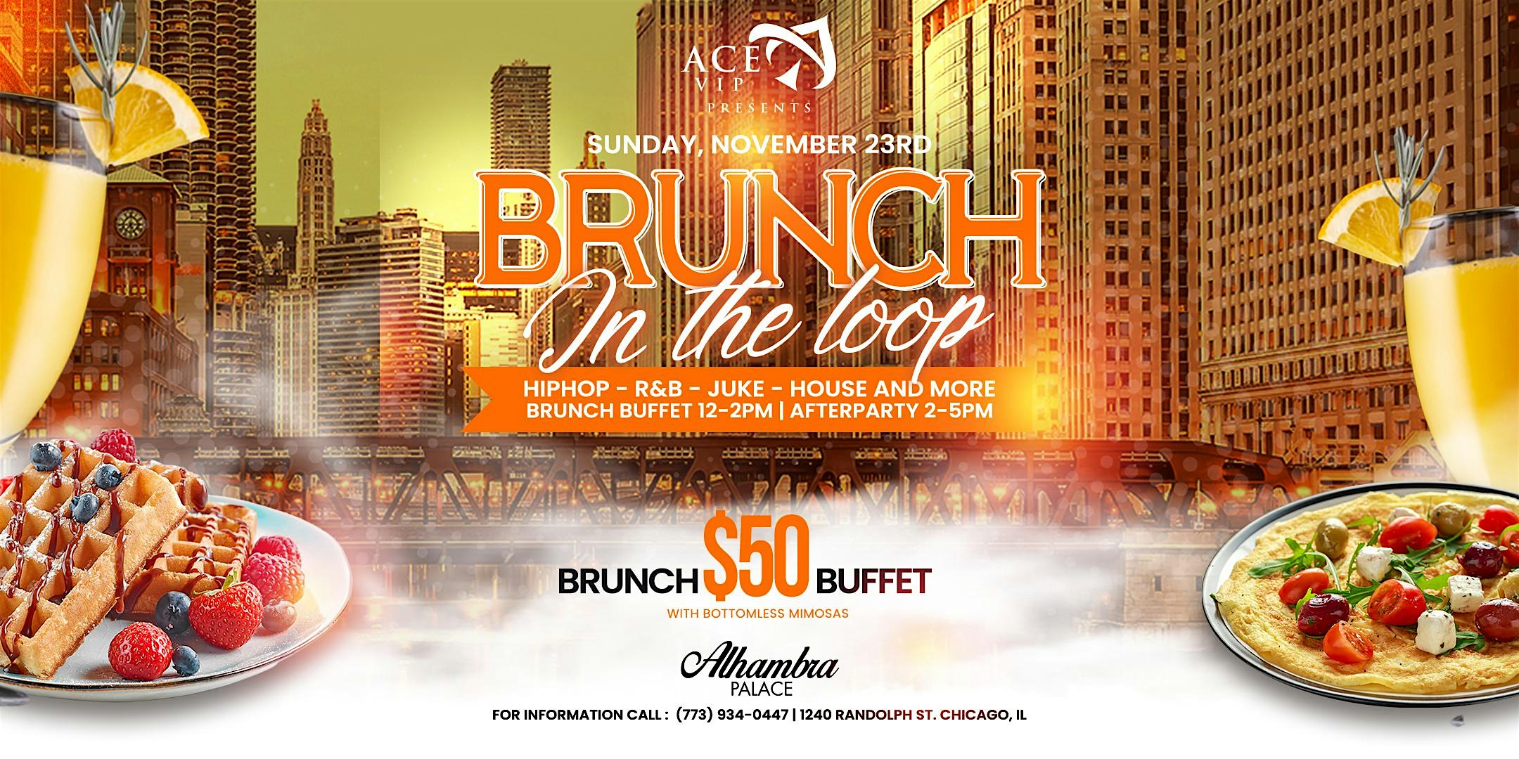 Brunch in the Loop (Fulton Market District) at Alhambra Palace Restaurant – Chicago, IL