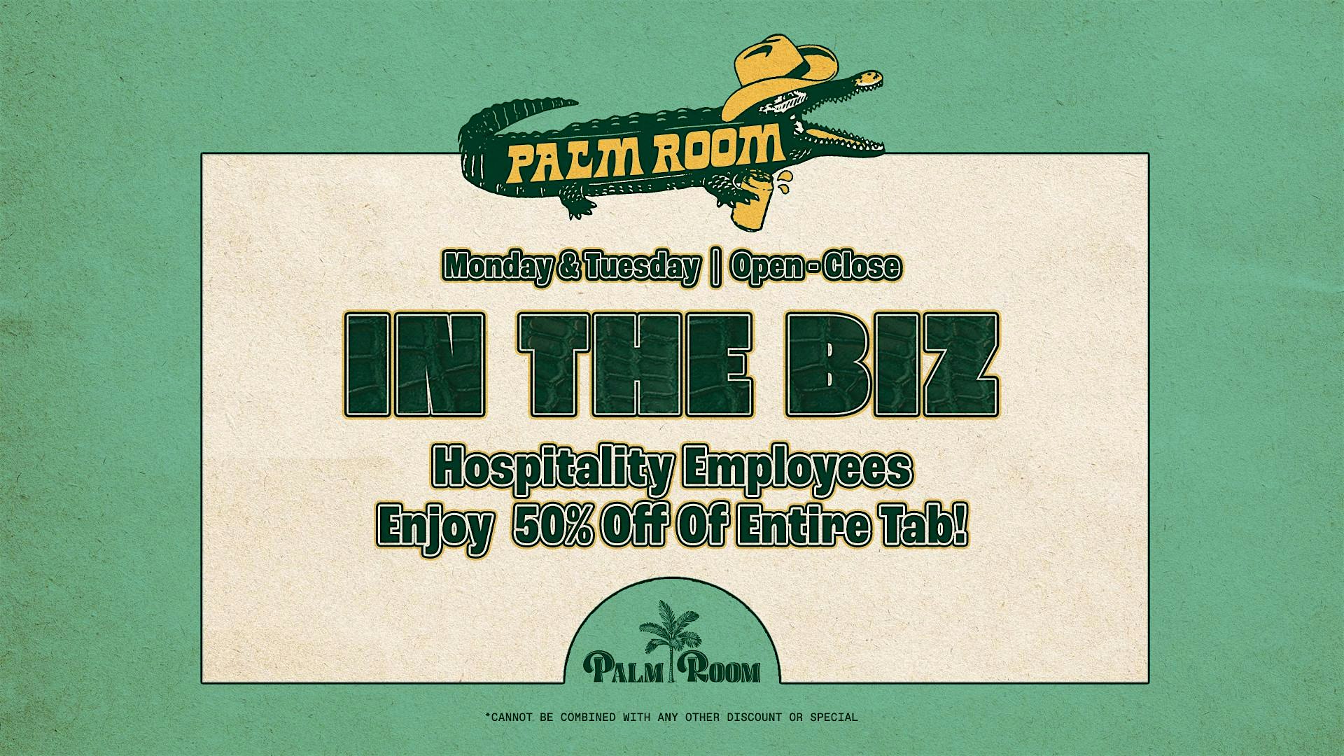 In The Biz | Palm Room at Palm Room – Fort Lauderdale, FL