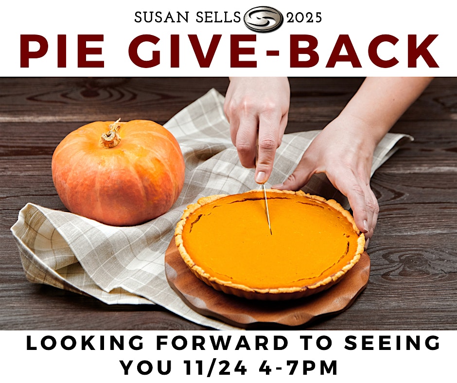 Susan Sells PIE GIVE-BACK – 14th Annual – Pie + Food Donations at North Andover Historical Society, Massachusetts Avenue, North Andover, MA, USA – North Andover, MA