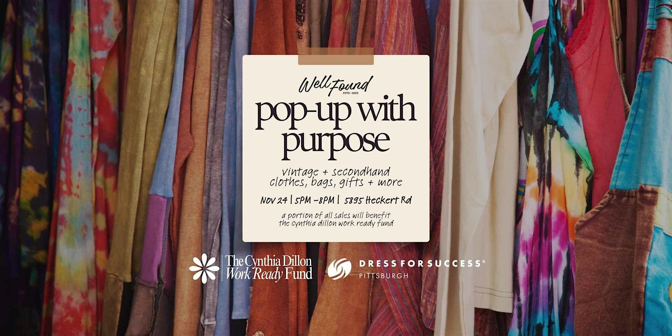Pop Up with Purpose: The Cynthia Dillon Work Ready Fund Launch at 5895 Heckert Rd – Bakerstown, PA