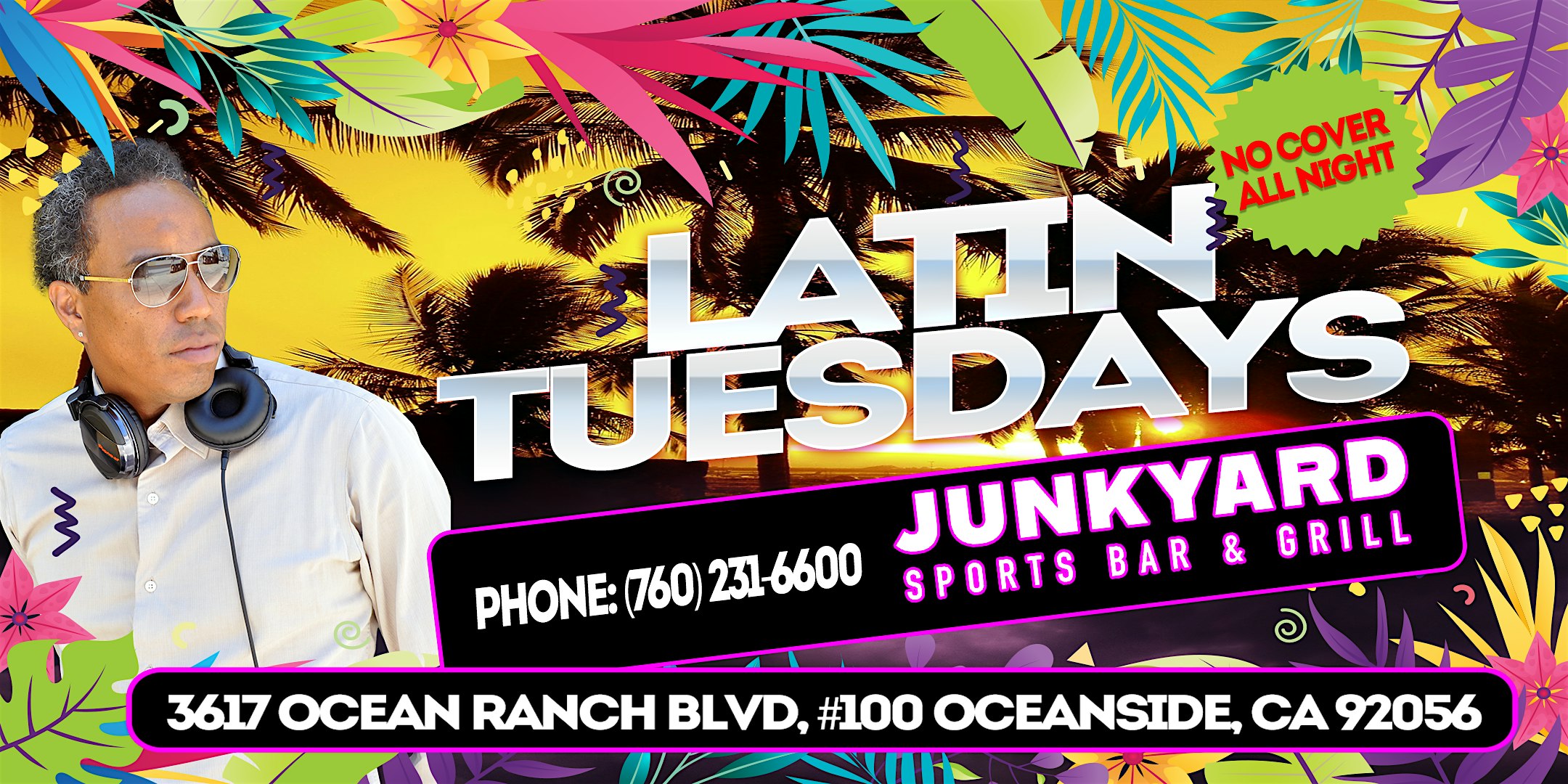 Latin Tuesdays at Junkyard Sports Bar & Grill – Oceanside, CA