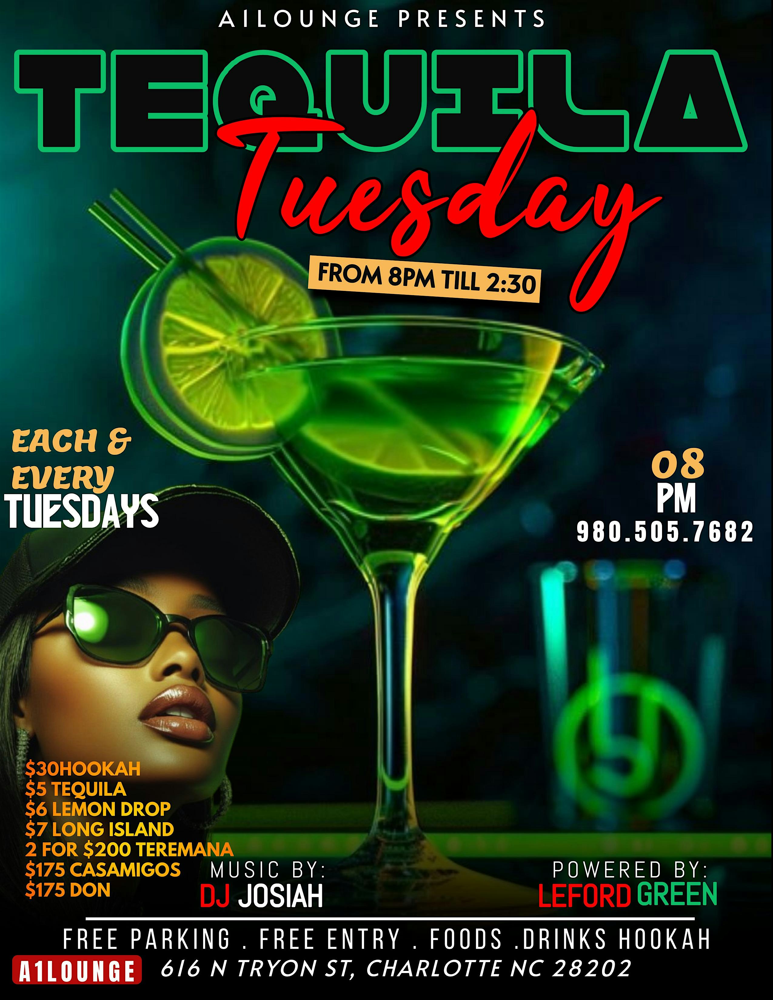 TEQUILA TUESDAYS at 616 North Tryon Street, Charlotte, NC, USA – Charlotte, NC