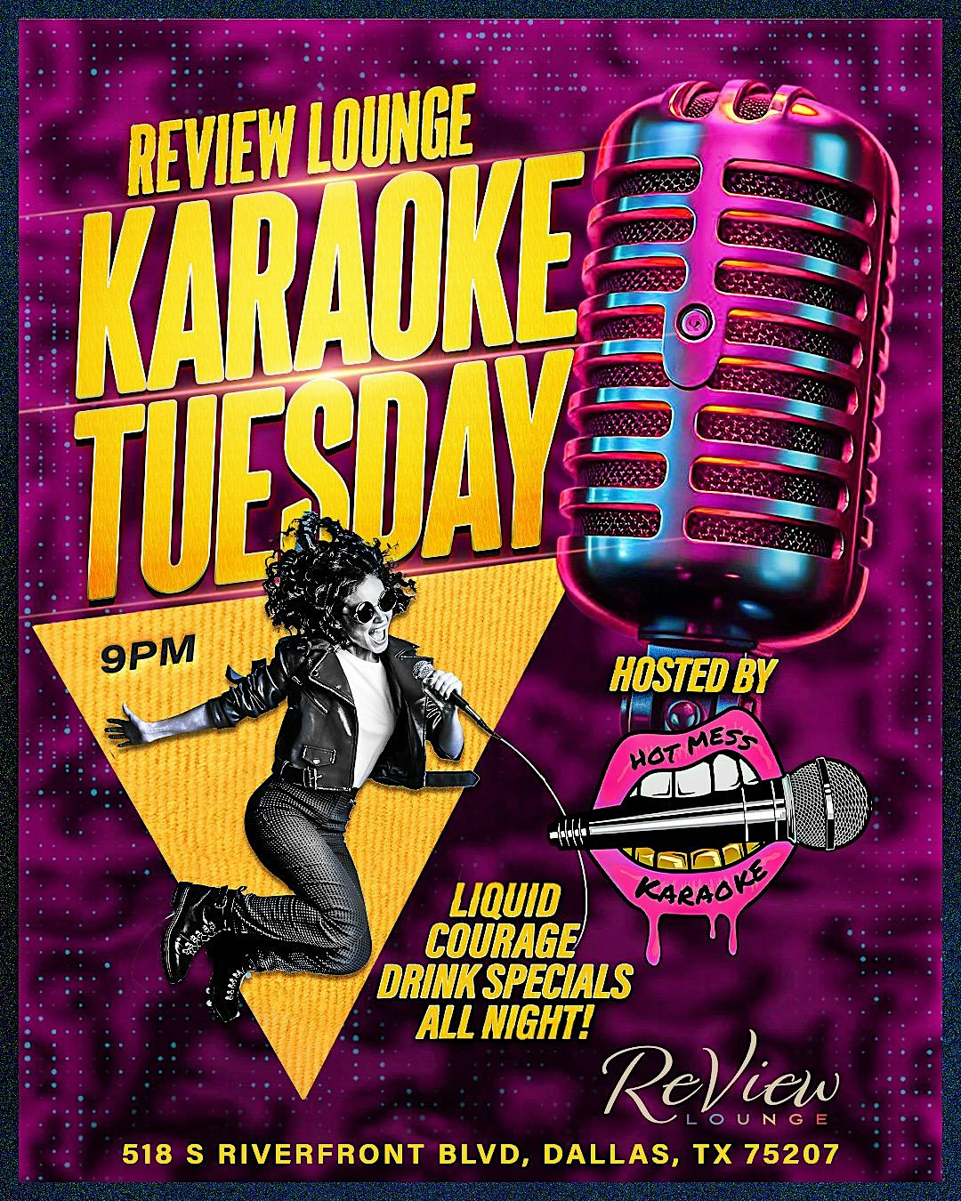 Sip and Sing Karaoke at ReView Bar & Lounge – Dallas, TX