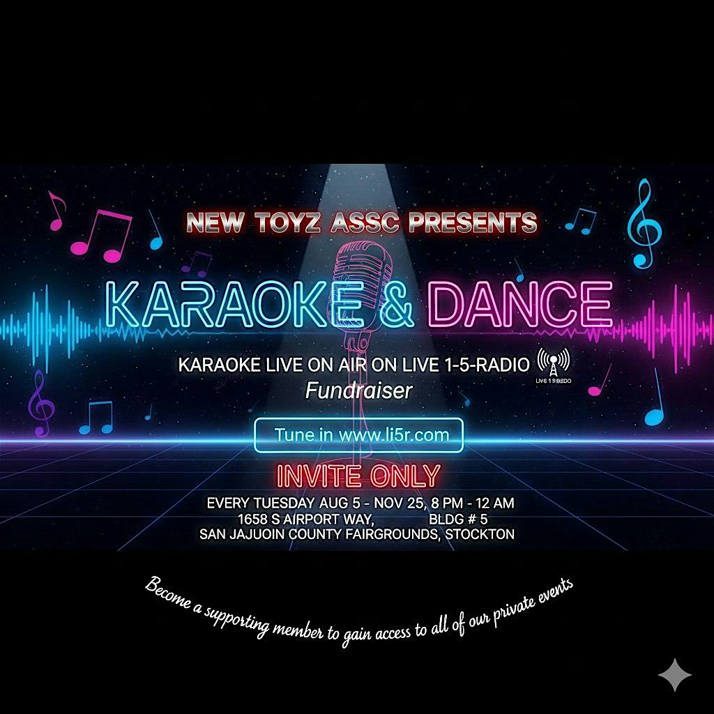 KARAOKE AND DANCING at 1658 S Airport Way – Stockton, CA