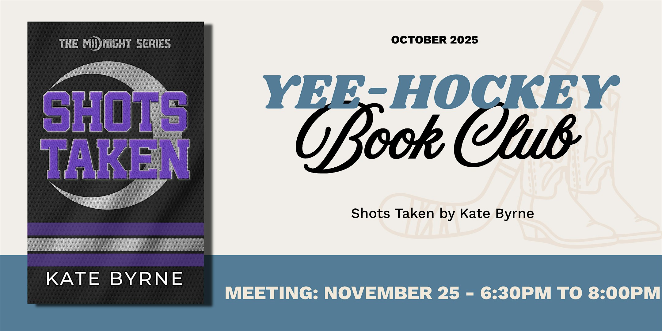 Yee-Hockey Book Club at The Well Red Damsel at The Well Red Damsel: A Romance Bookstore – Wauwatosa, WI