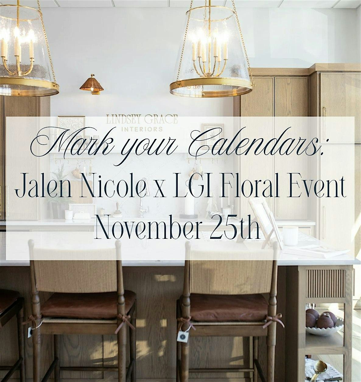 Jalen Nicole x Lindsey Grace Interiors Fall Floral Event at Lindsey Grace Interiors – Fargo, ND