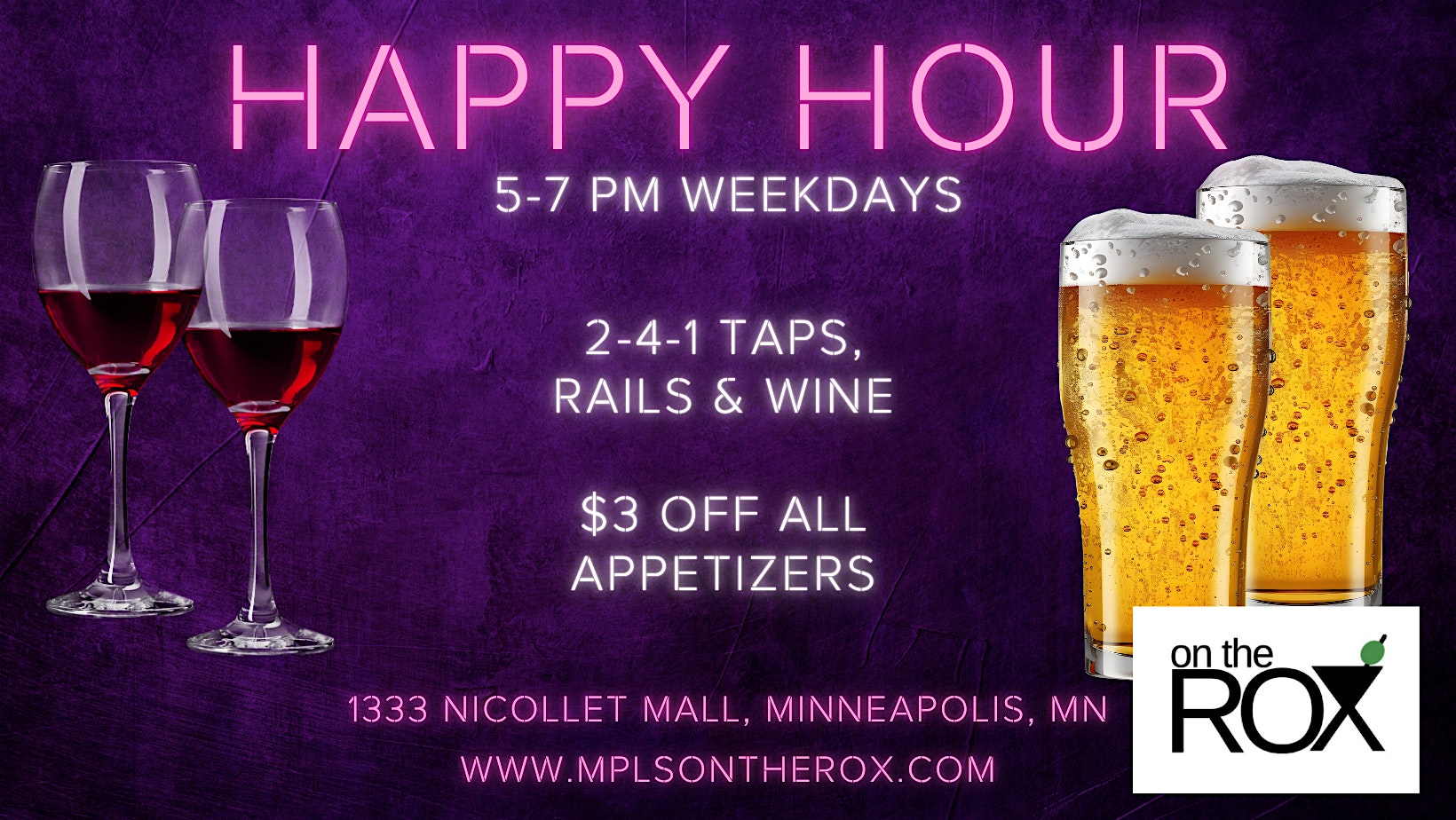 Happy Hour on the Patio at On The RoX – Minneapolis, MN